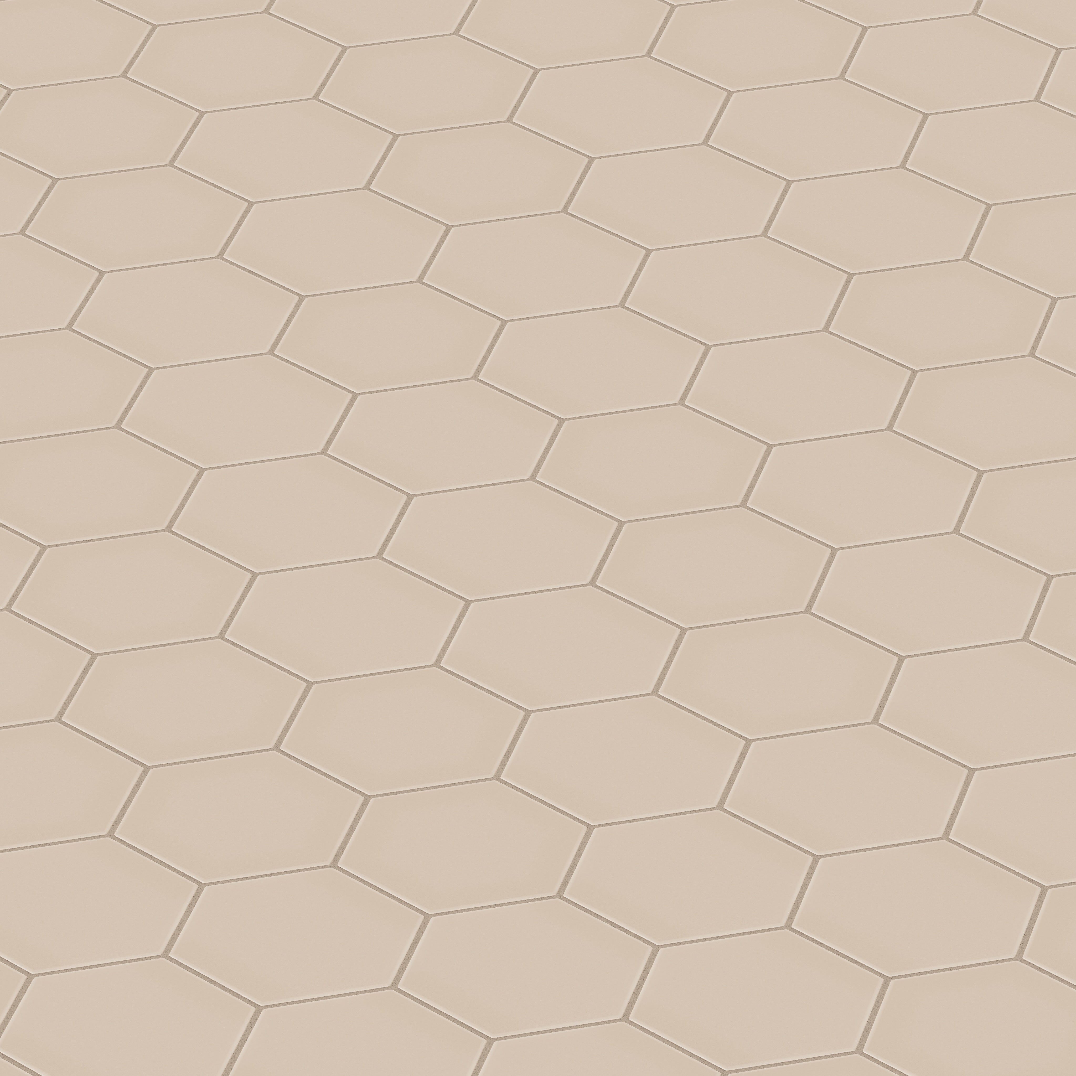 6" Hexagon Original Ceramic Tile in Sweet Pea Matte
