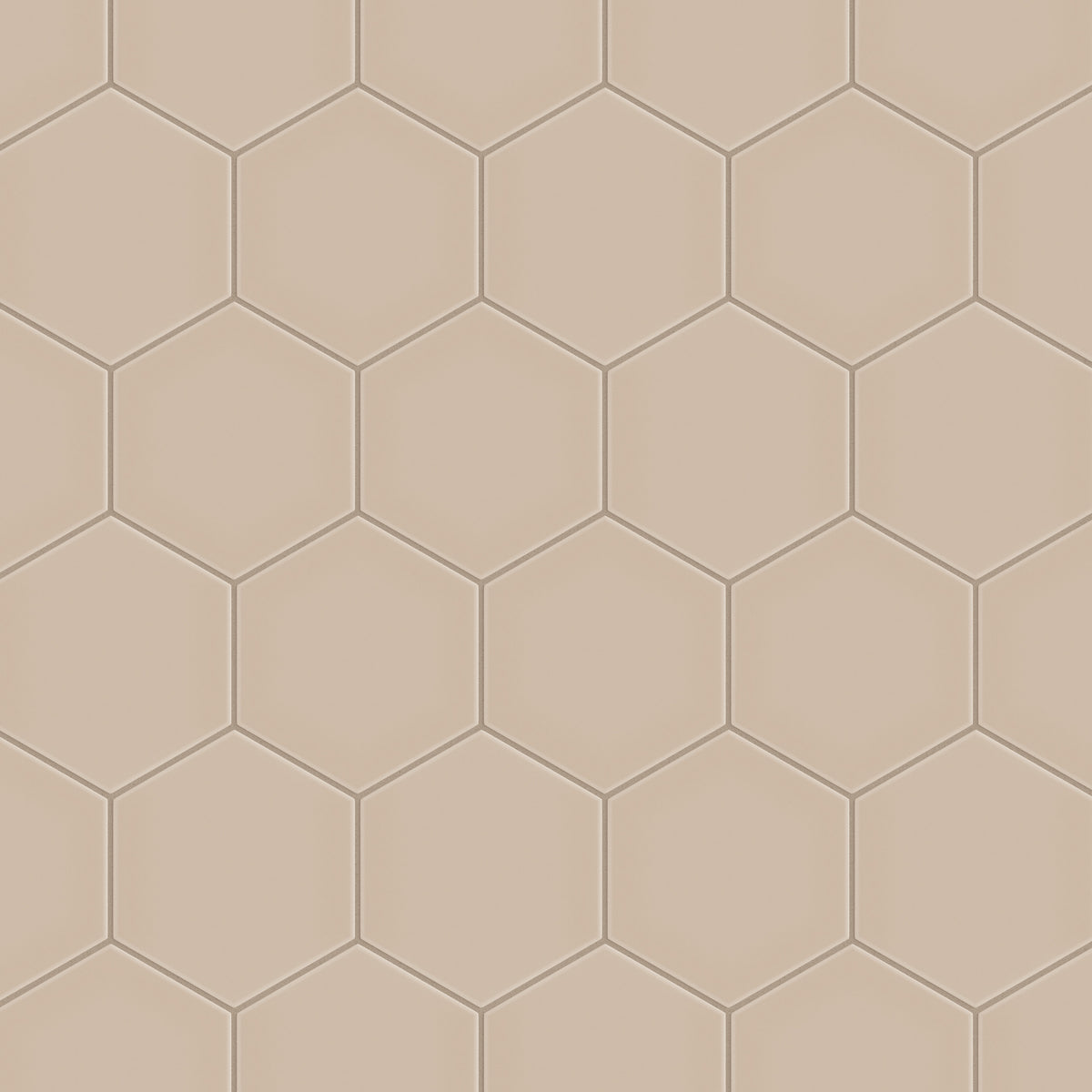 8" Hexagon Original Ceramic Tile in Sweet Pea Matte