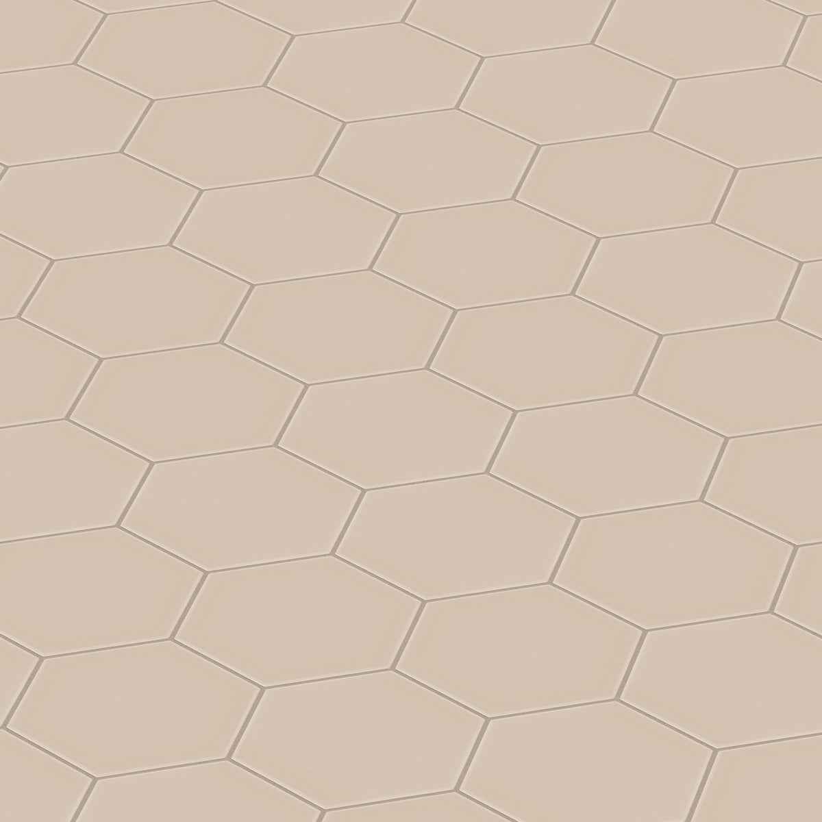 8" Hexagon Original Ceramic Tile in Sweet Pea Matte