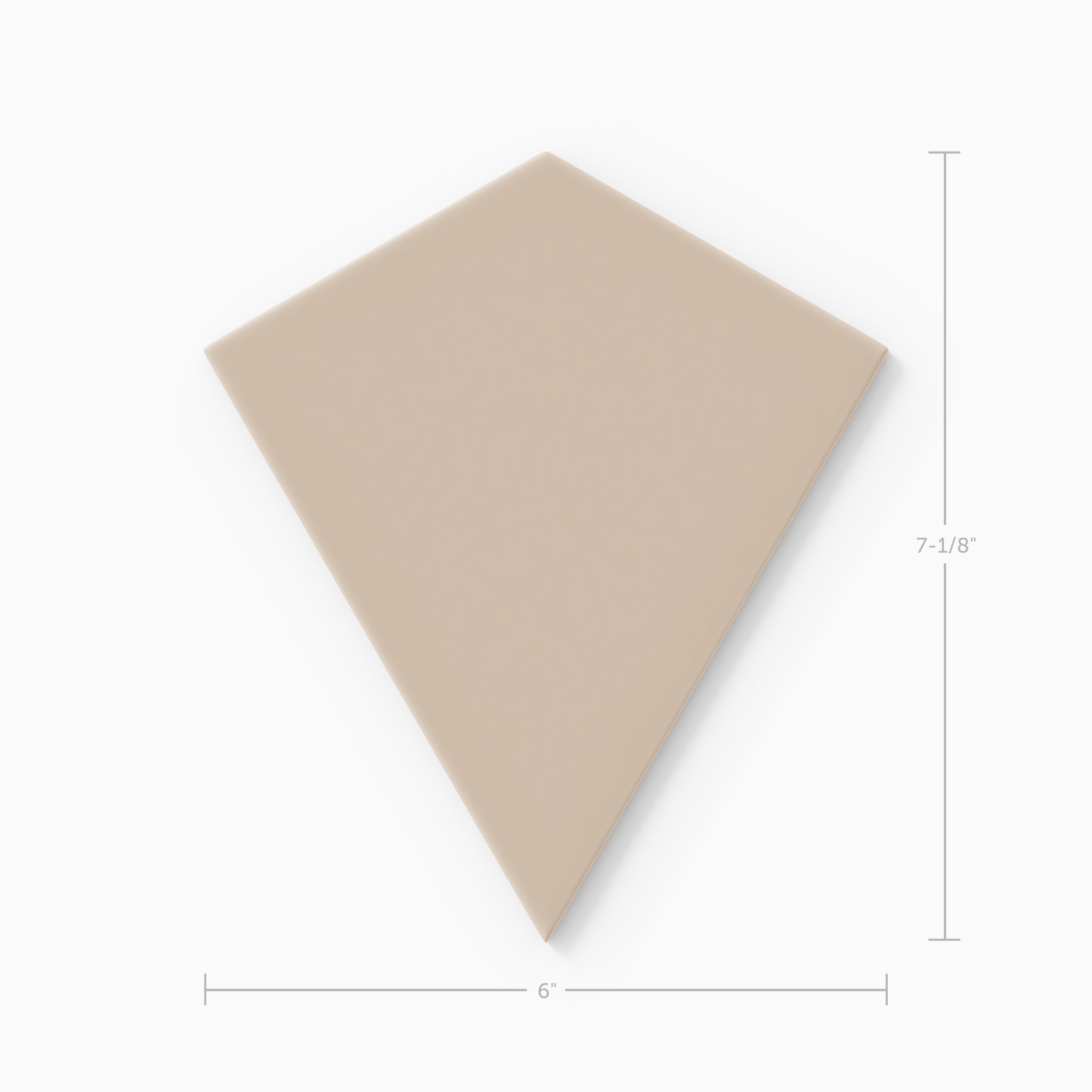 Hexite Original Ceramic Tile in Sweet Pea Matte