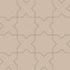 Star & Cross Original Ceramic Tile in Sweet Pea Matte