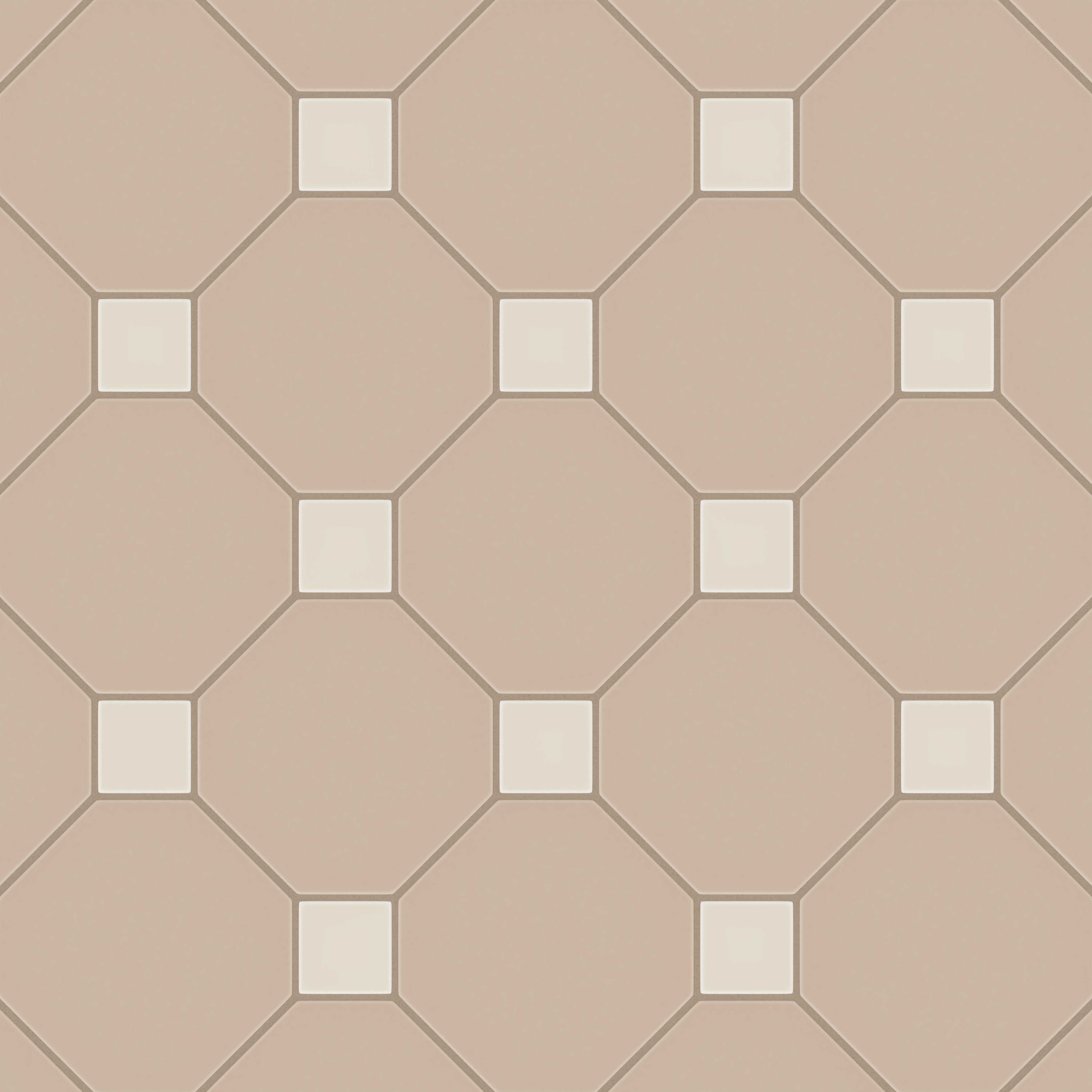 Gramercy Original Ceramic Tile in Sweet Pea Matte & Sand Dune Matte