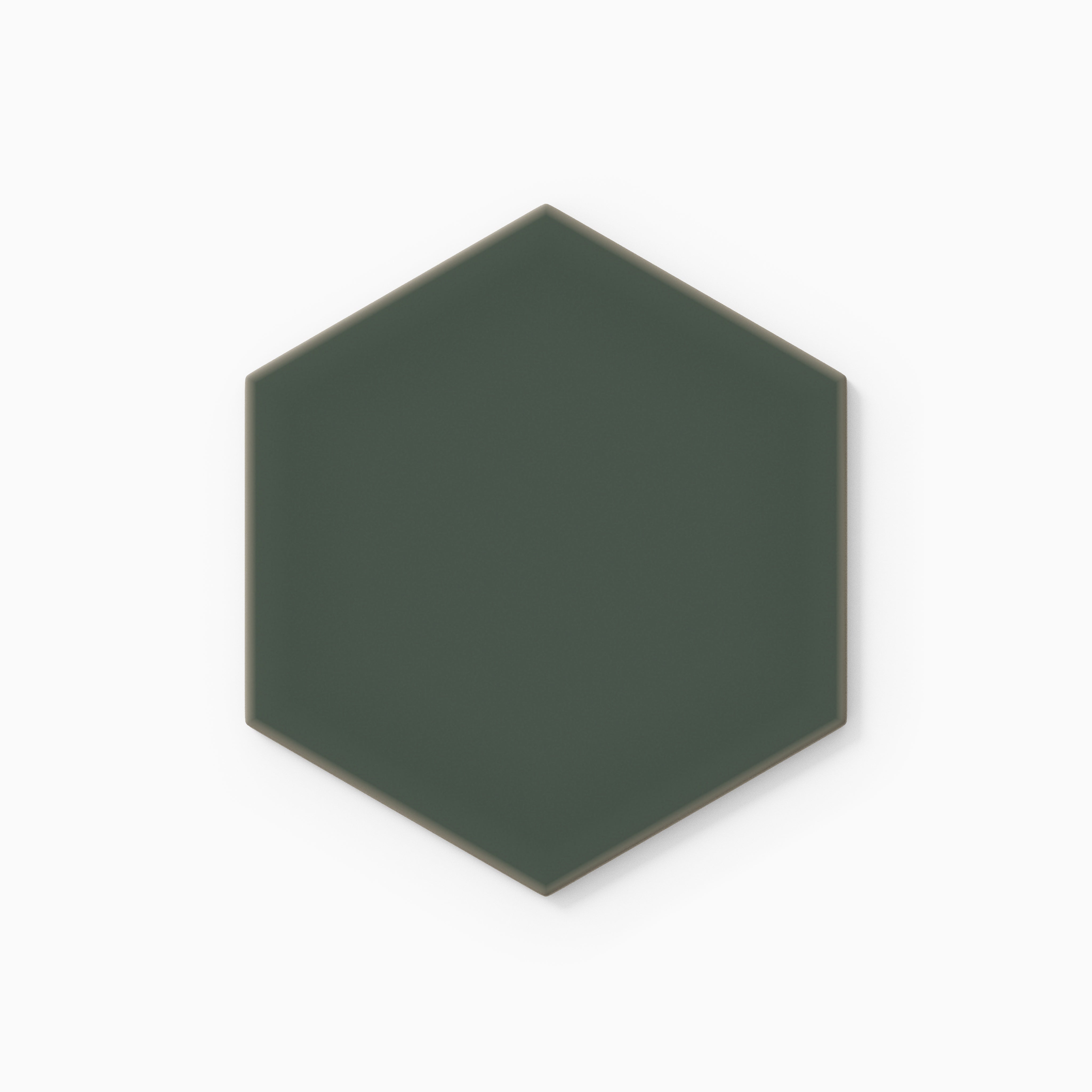 6" Hexagon Original Ceramic Tile in Tempest Matte