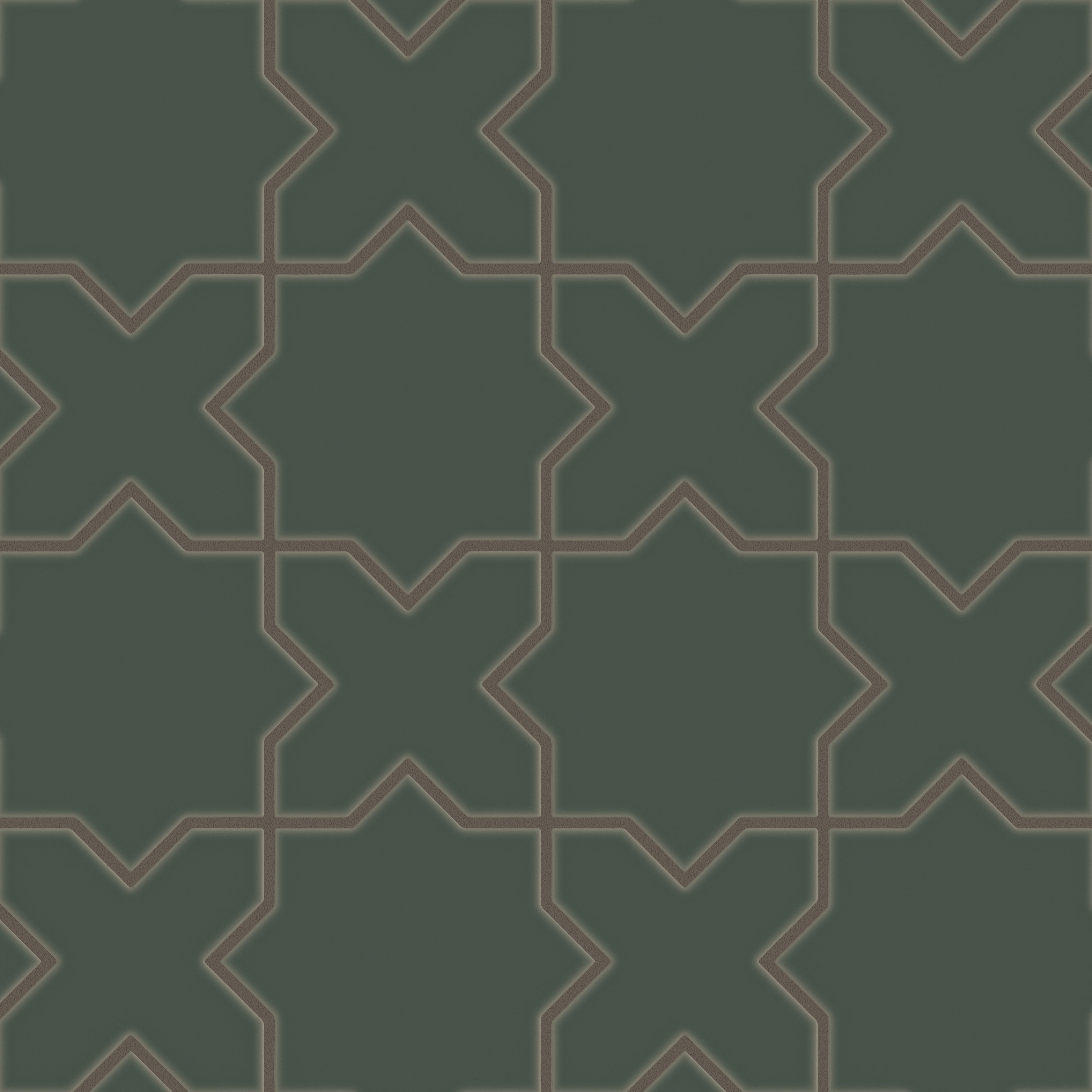 Star & Cross Original Ceramic Tile in Tempest Matte
