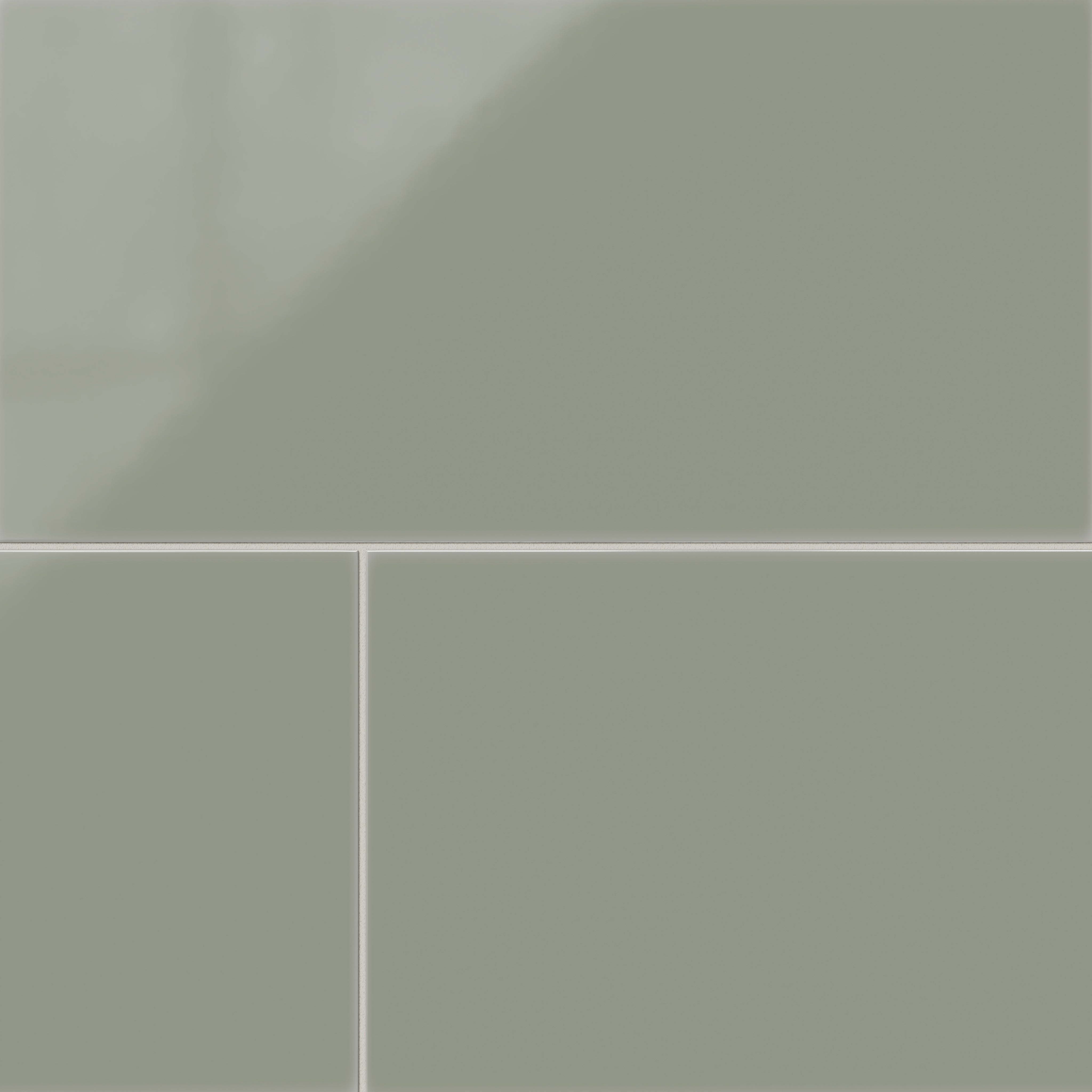 12x24 Natural Press Ceramic Tile in Terre Verte Gloss