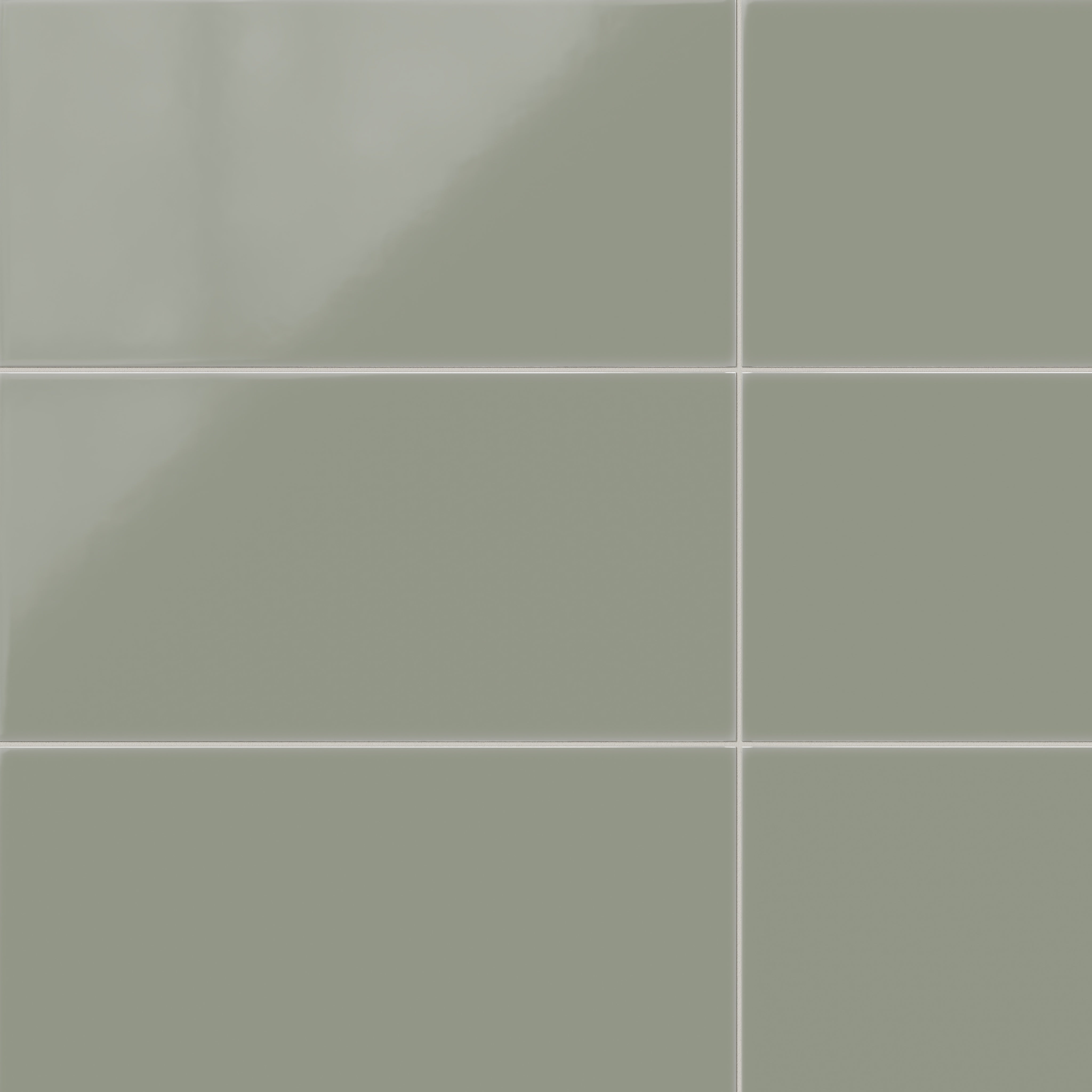 12x24 Natural Press Ceramic Tile in Terre Verte Gloss