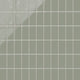 2x4 Straight Set Sheeted Natural Press Ceramic Mosaic Tile in Terre Verte Gloss