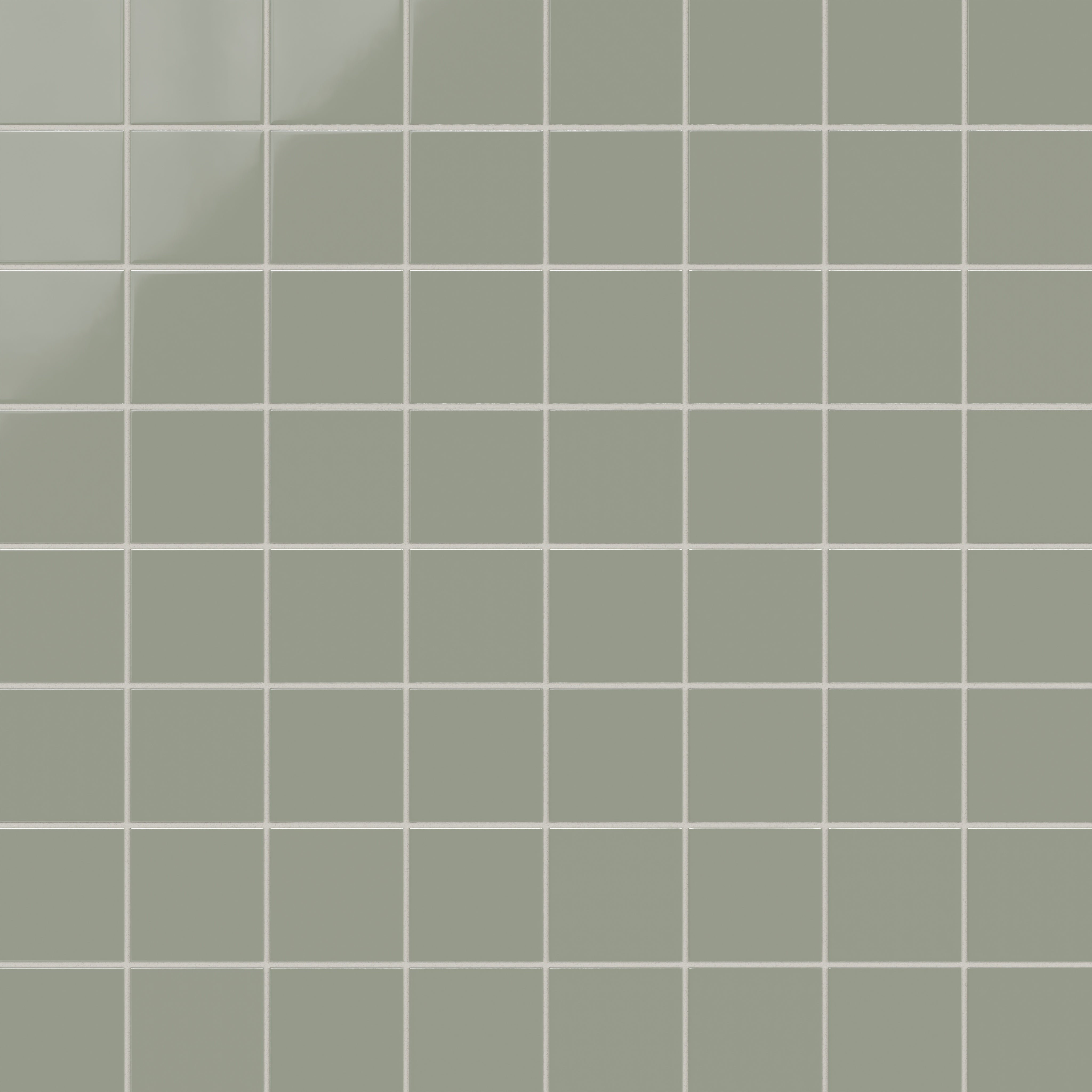 4x4 Natural Press Ceramic Tile in Terre Verte Gloss