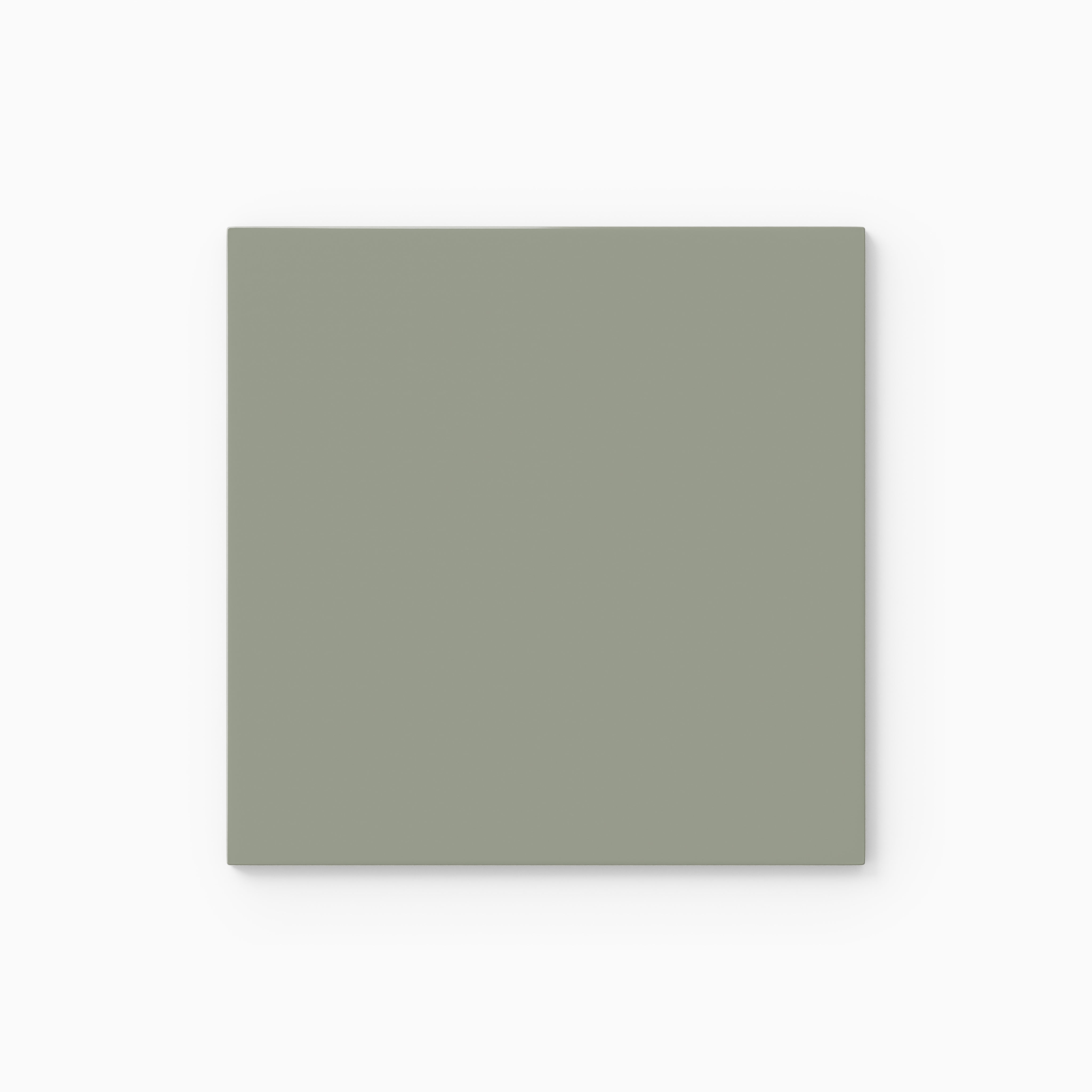 6x6 Natural Press Ceramic Tile in Terre Verte Gloss
