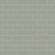 2x4 Half Offset Sheeted Natural Press Ceramic Mosaic Tile in Terre Verte Matte