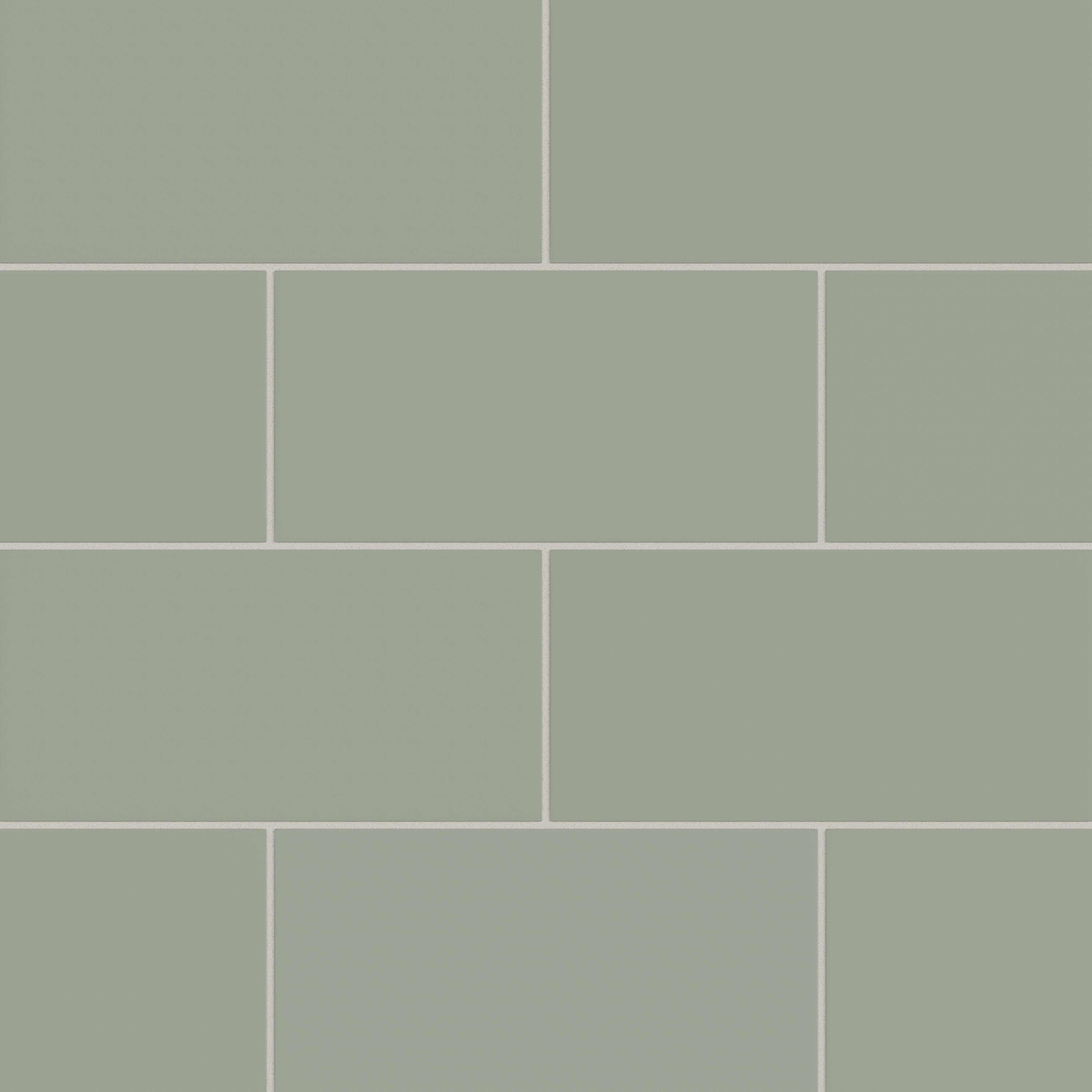 6x12 Natural Press Ceramic Tile in Terre Verte Matte