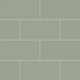 6x12 Natural Press Ceramic Tile in Terre Verte Matte