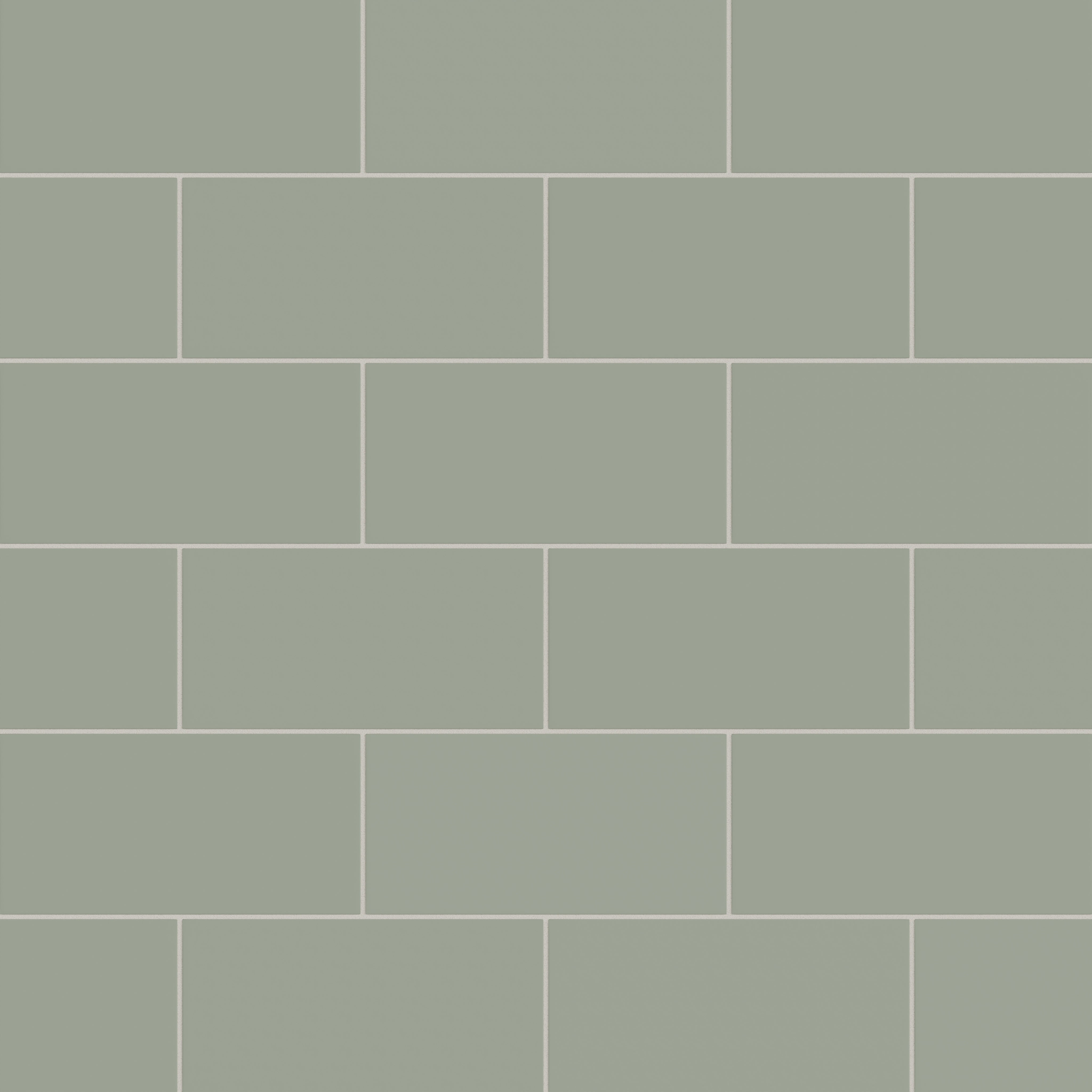 6x12 Natural Press Ceramic Tile in Terre Verte Matte