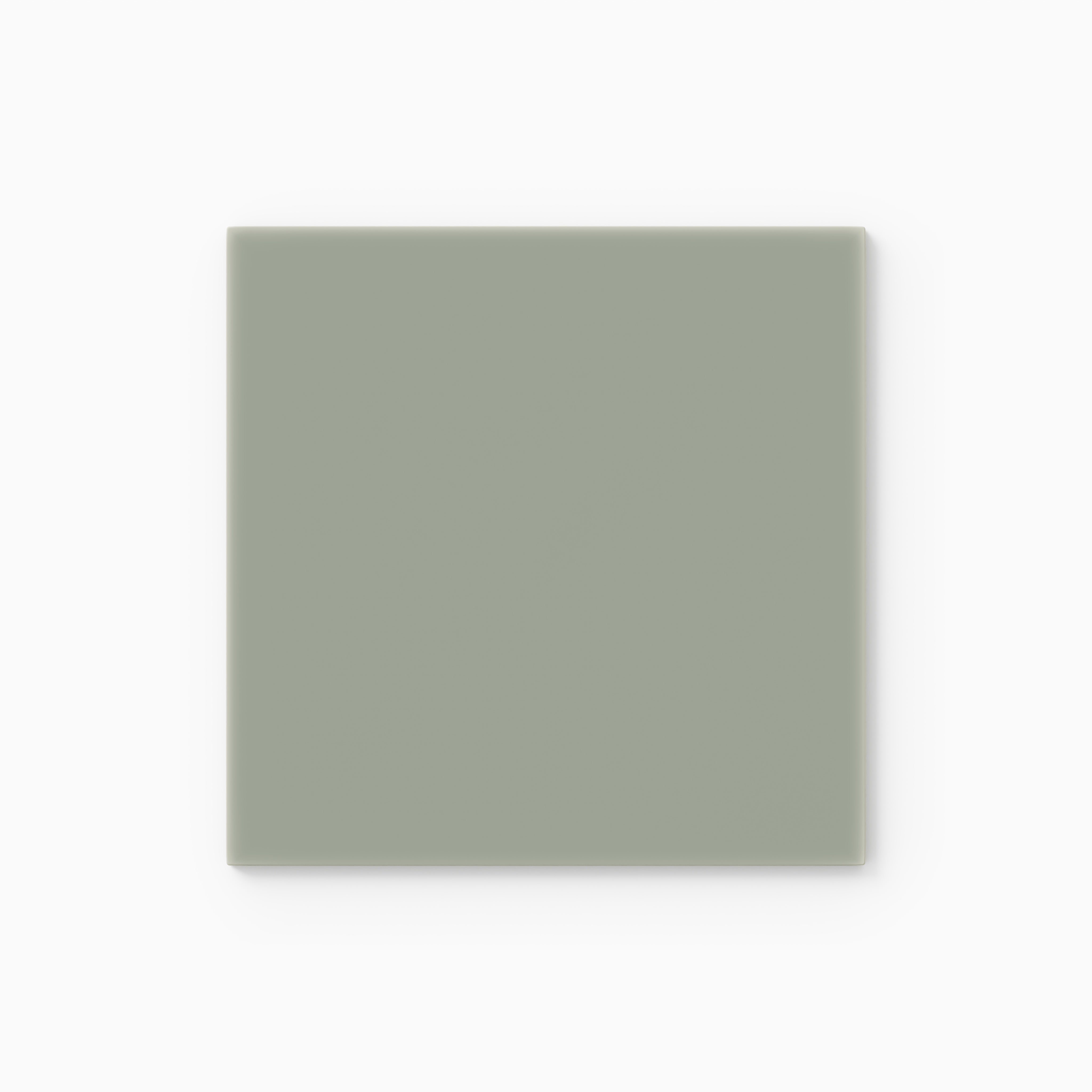 6x6 Natural Press Ceramic Tile in Terre Verte Matte