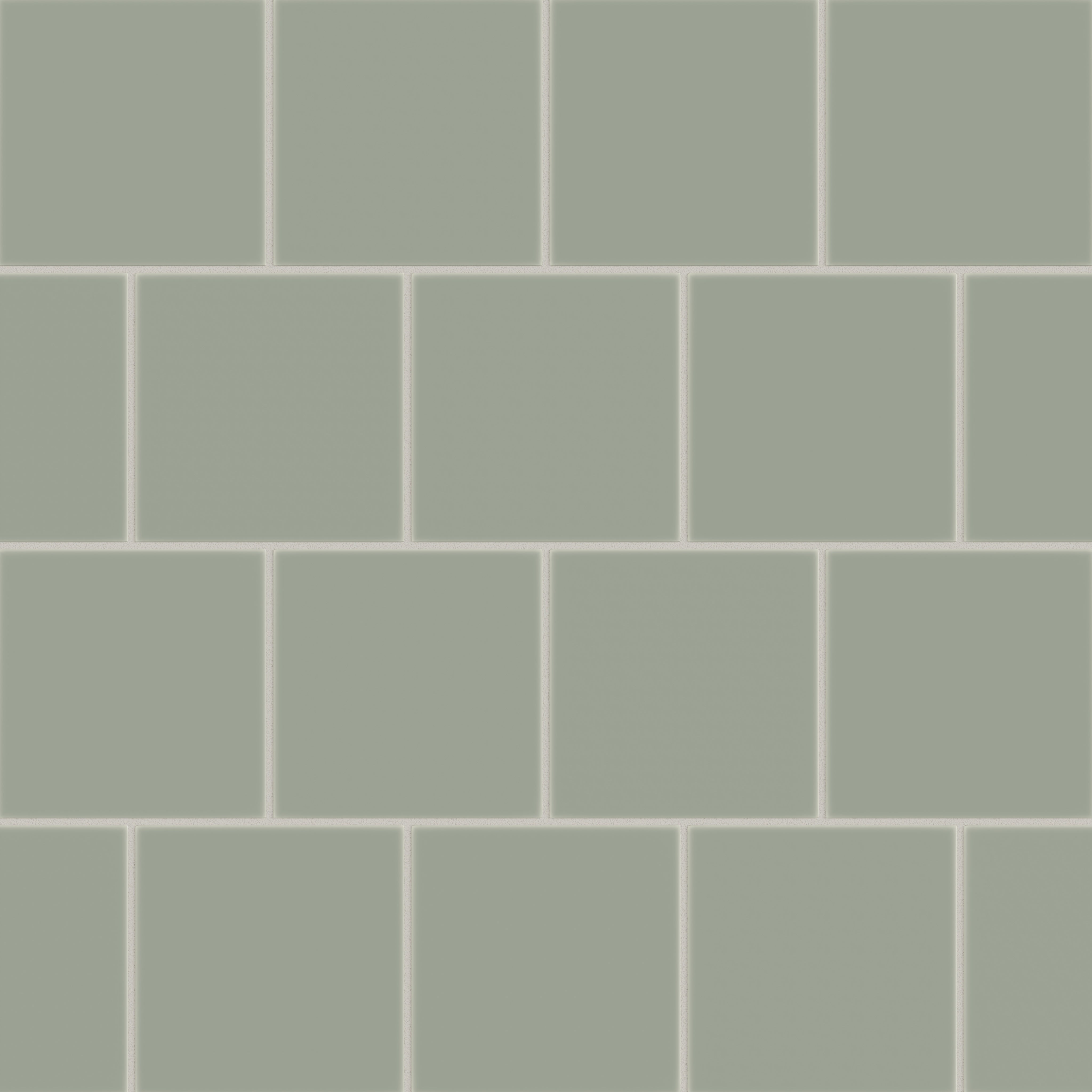 6x6 Natural Press Ceramic Tile in Terre Verte Matte