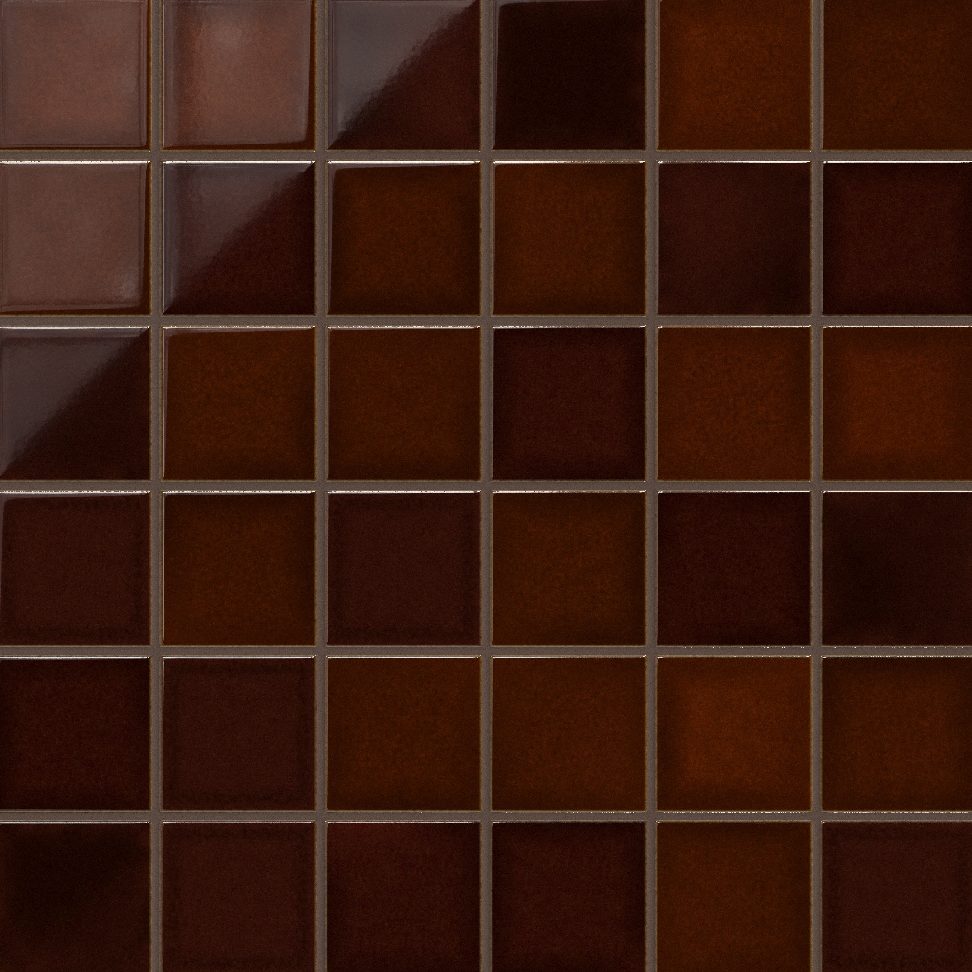 4x4 Original Ceramic Tile in Tiger's Eye