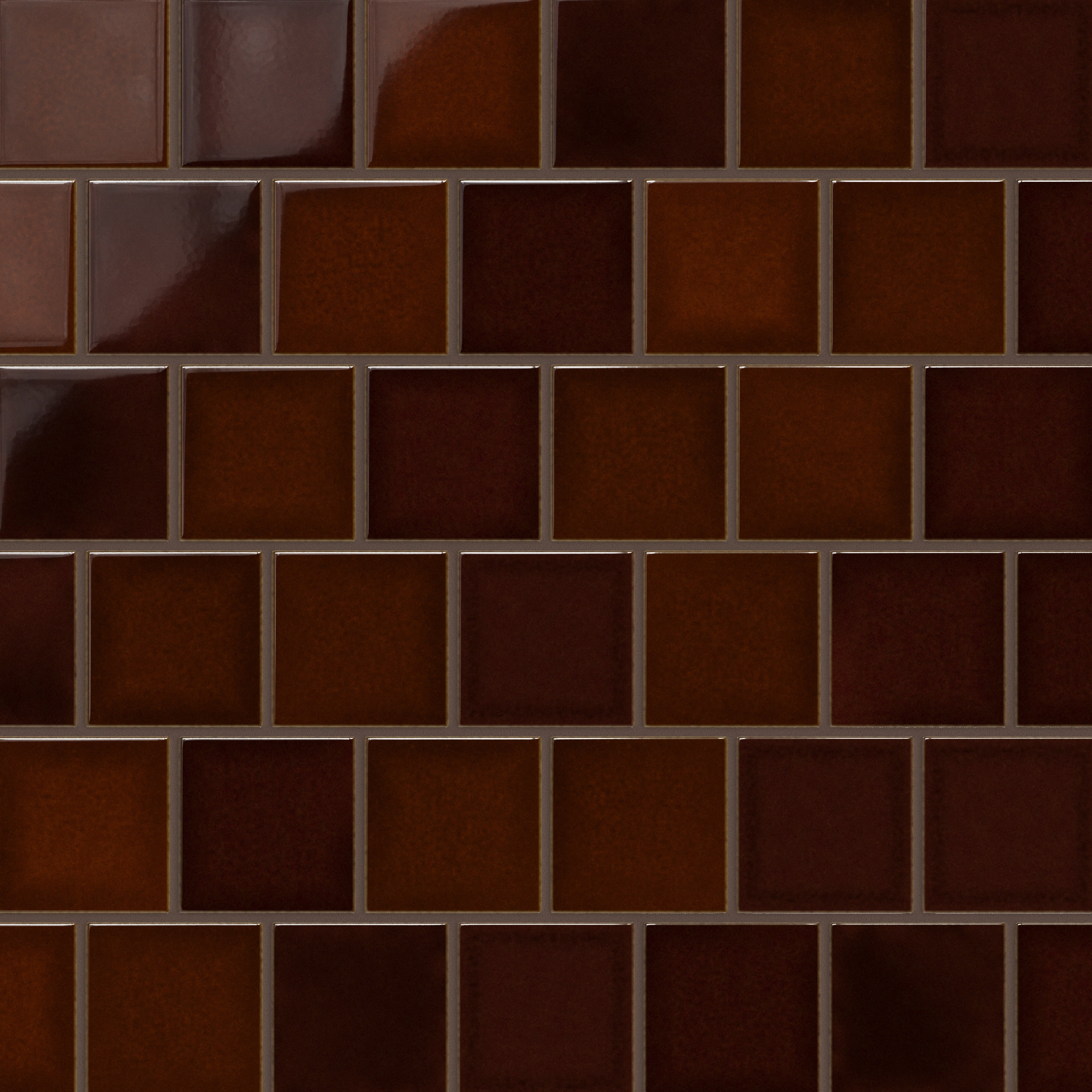 4x4 Original Ceramic Tile in Tiger's Eye