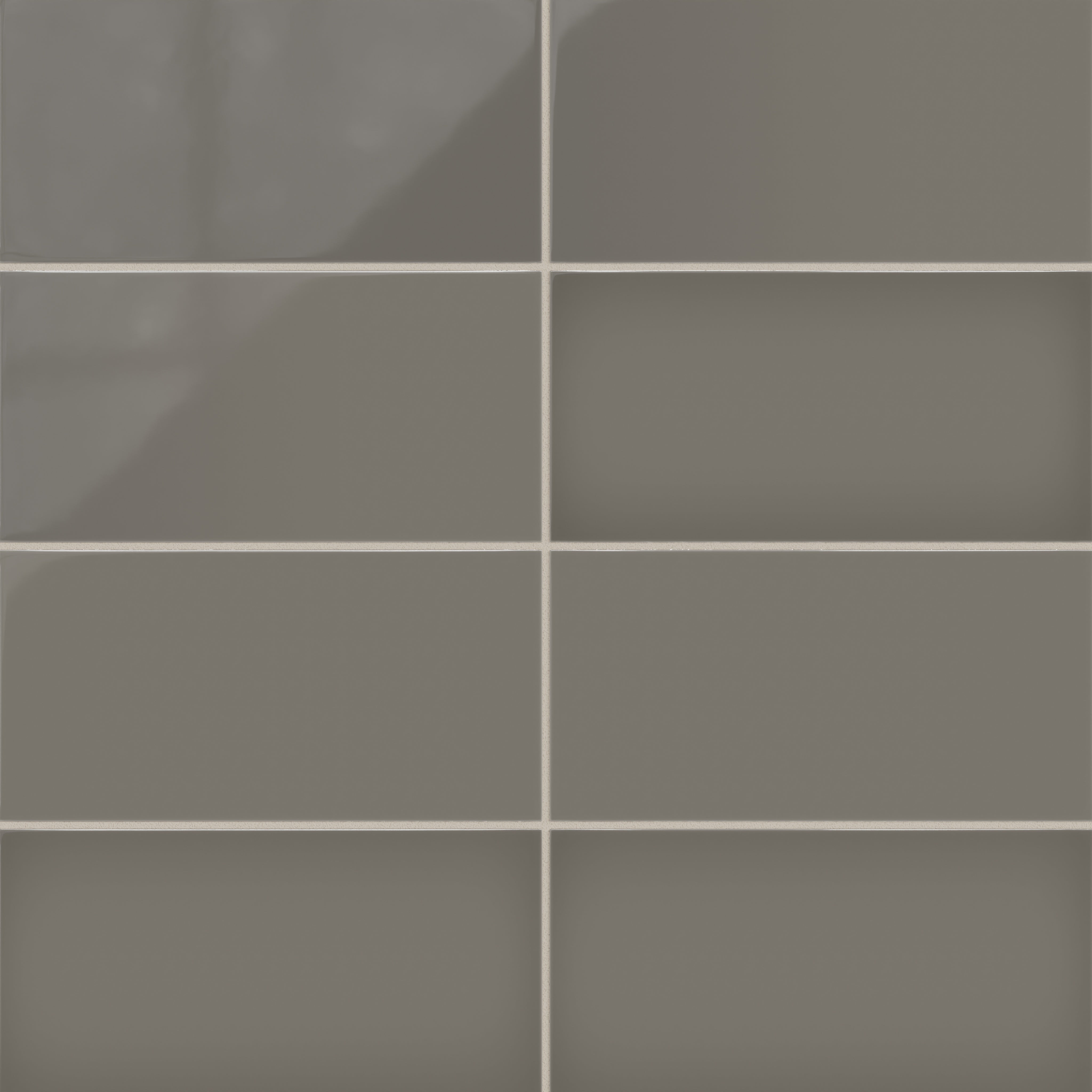 6x12 Natural Press Ceramic Tile in Timberline Gloss