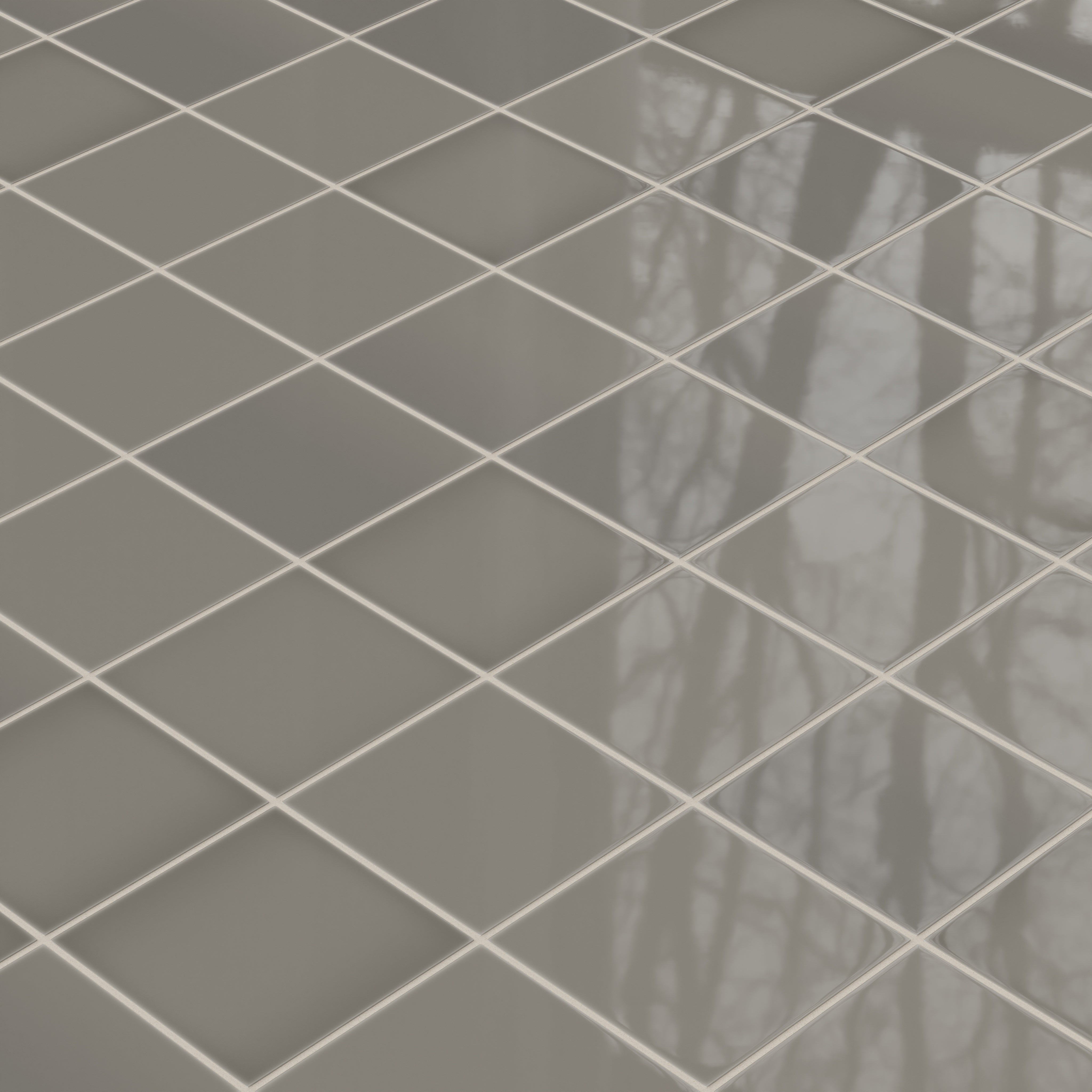 6x6 Natural Press Ceramic Tile in Timberline Gloss