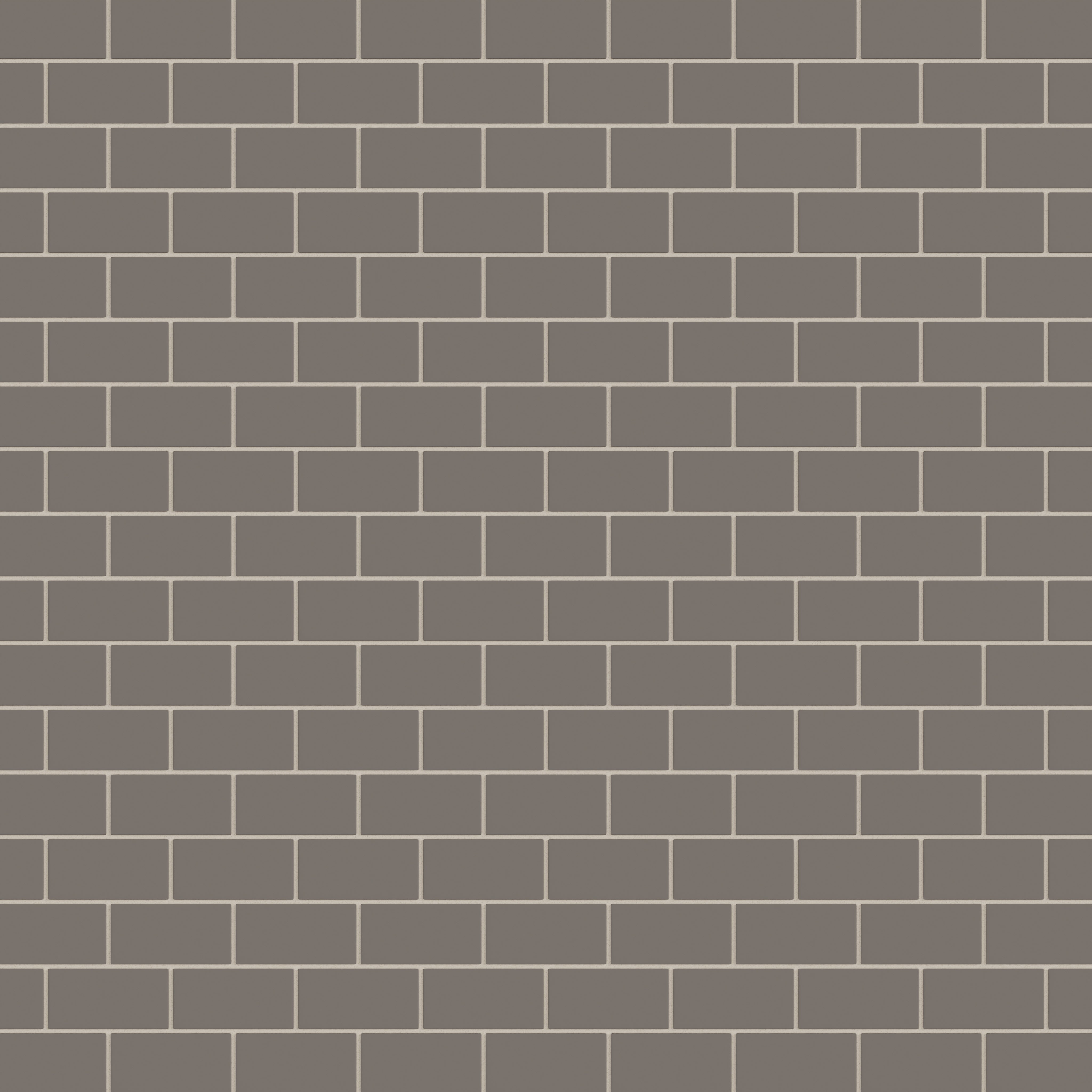 2x4 Half Offset Sheeted Natural Press Ceramic Mosaic Tile in Timberline Matte