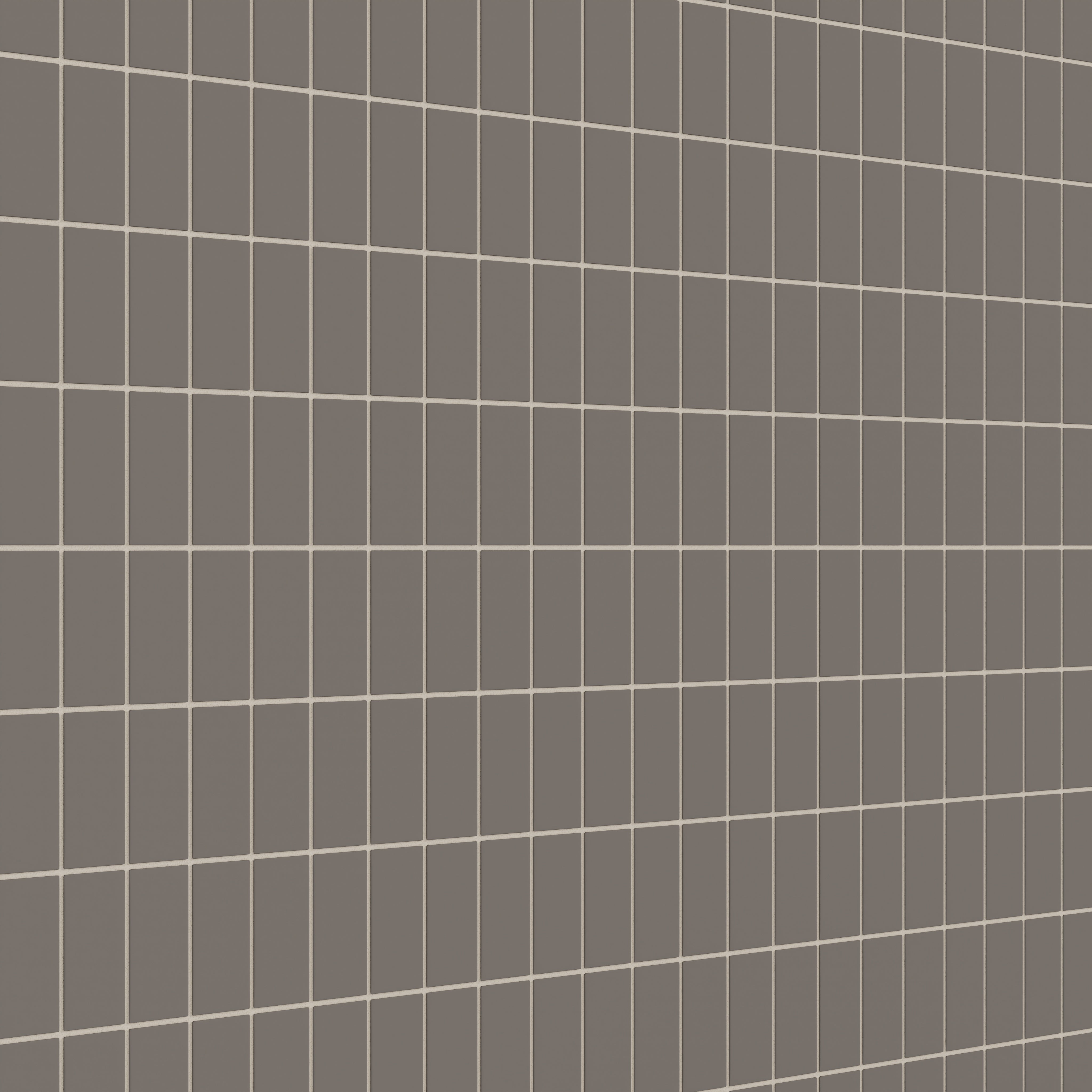 2x4 Straight Set Sheeted Natural Press Ceramic Mosaic Tile in Timberline Matte