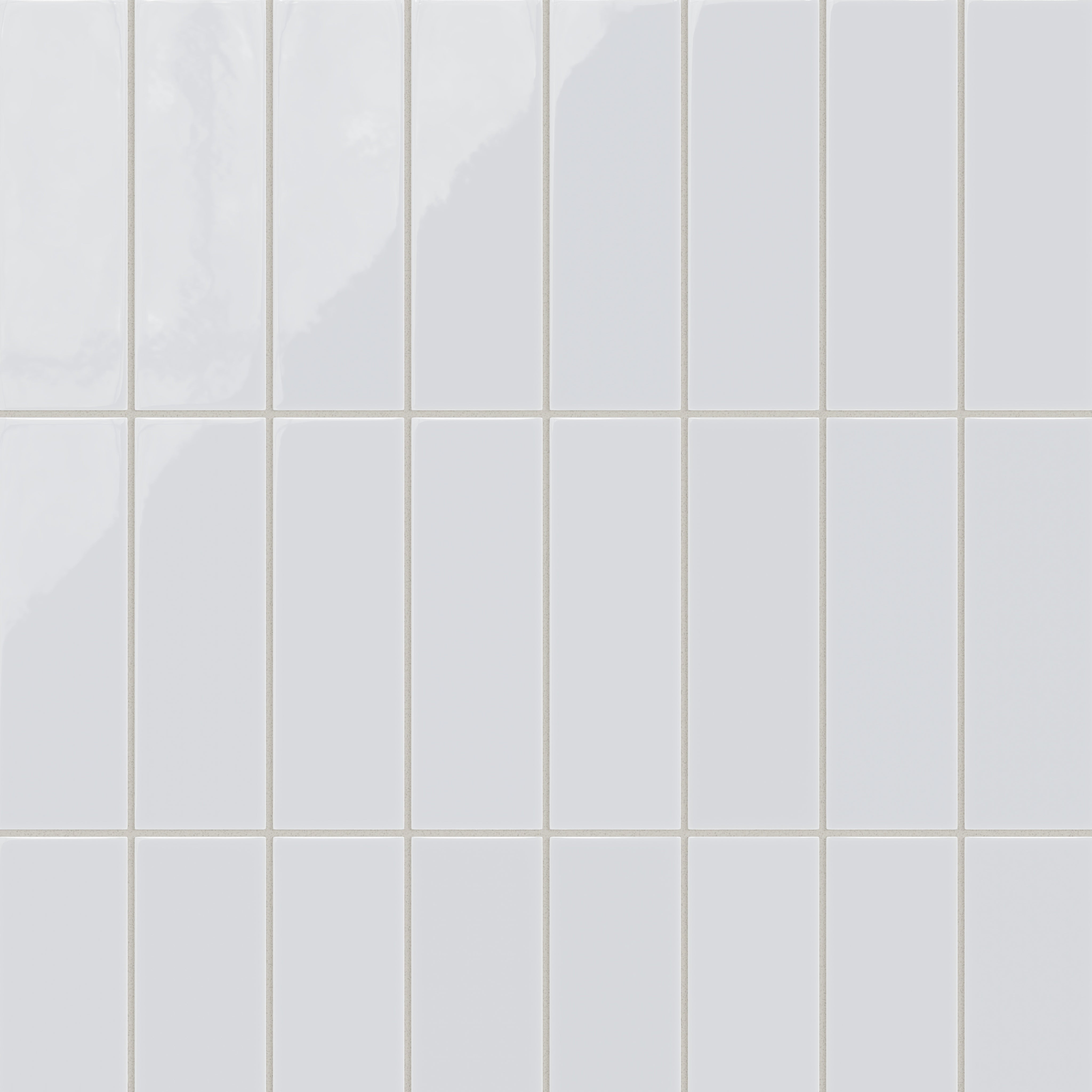 3x9 Natural Press Ceramic Tile in Tin Oxide Gloss