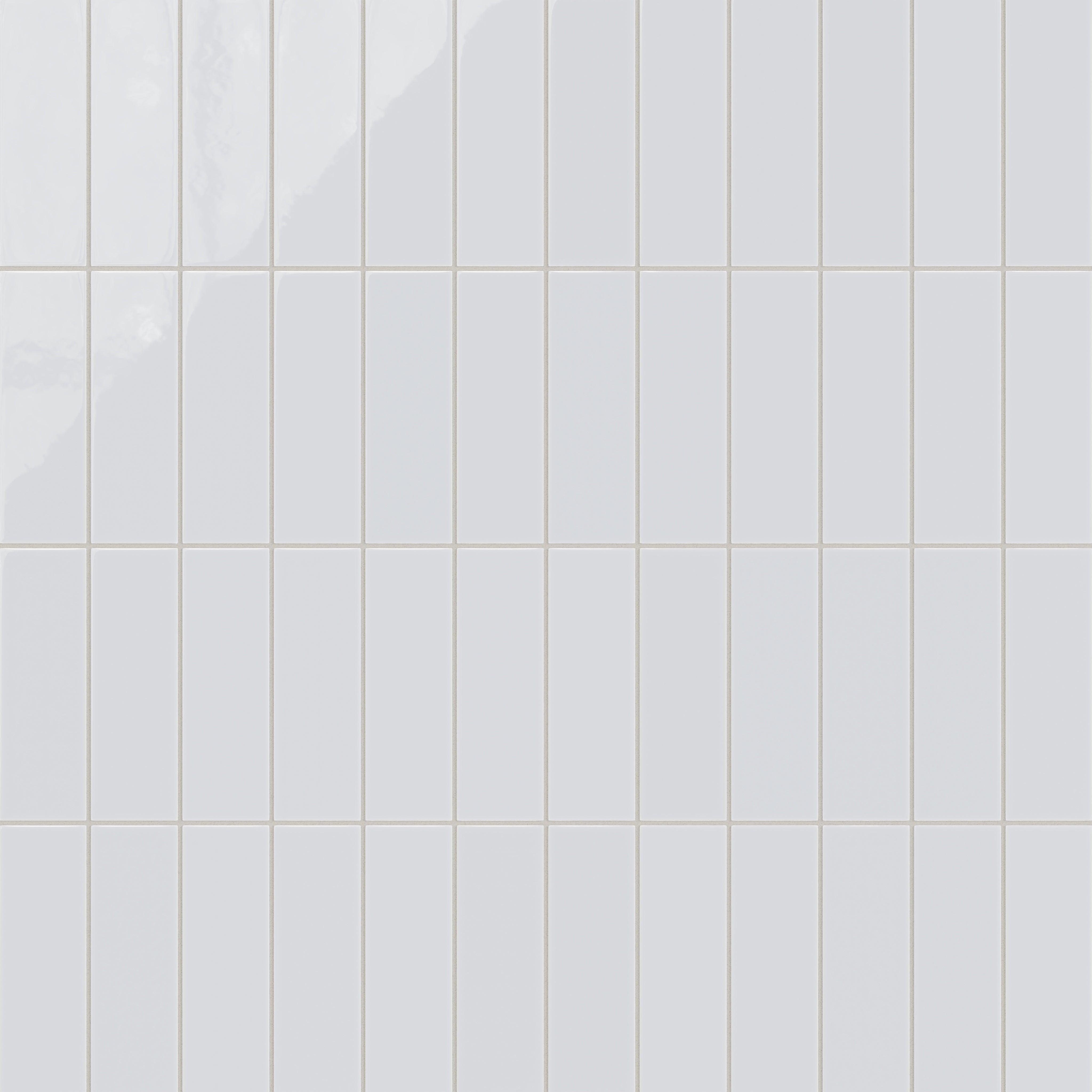 3x9 Natural Press Ceramic Tile in Tin Oxide Gloss