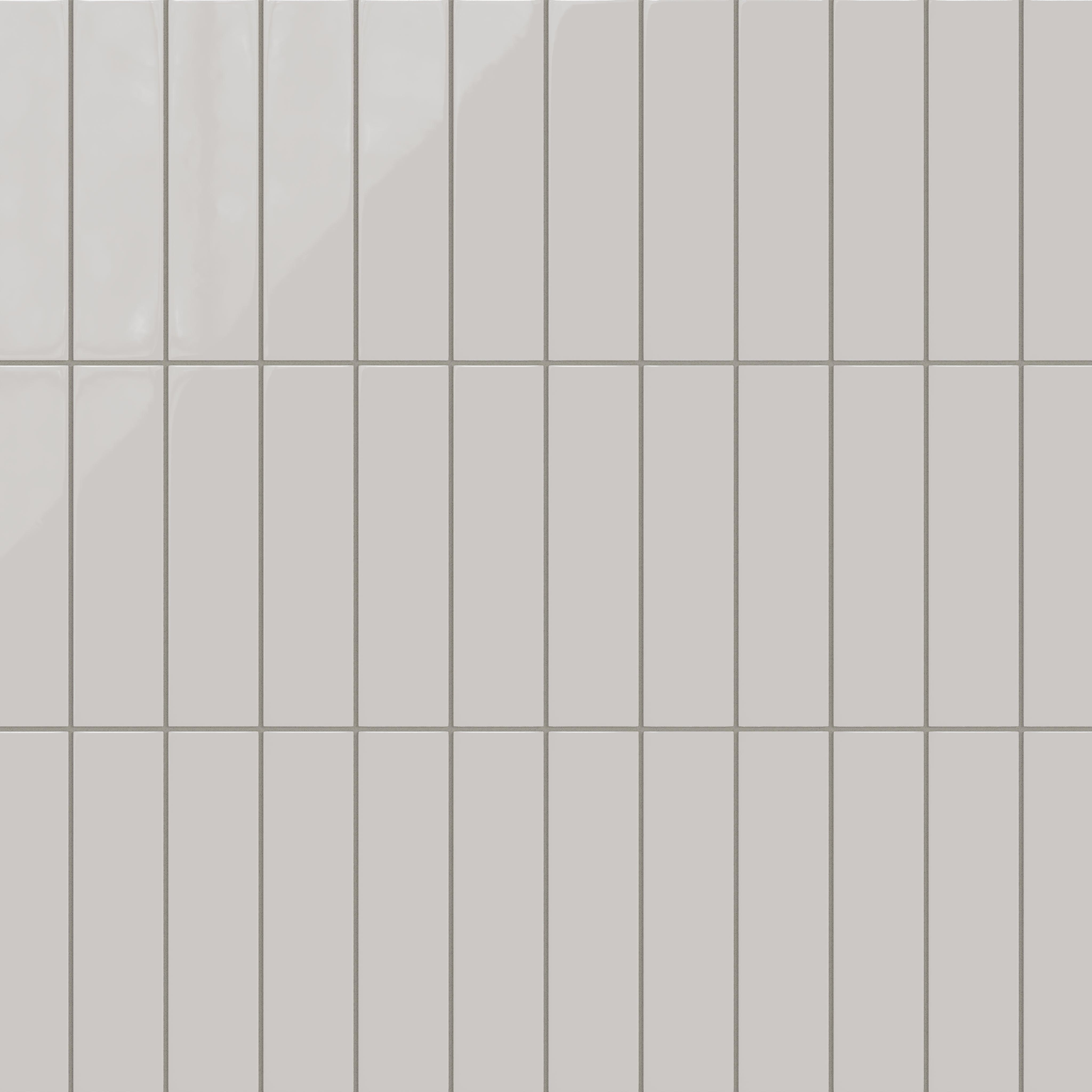 3x12 Natural Press Ceramic Tile in Titanium Grey Gloss