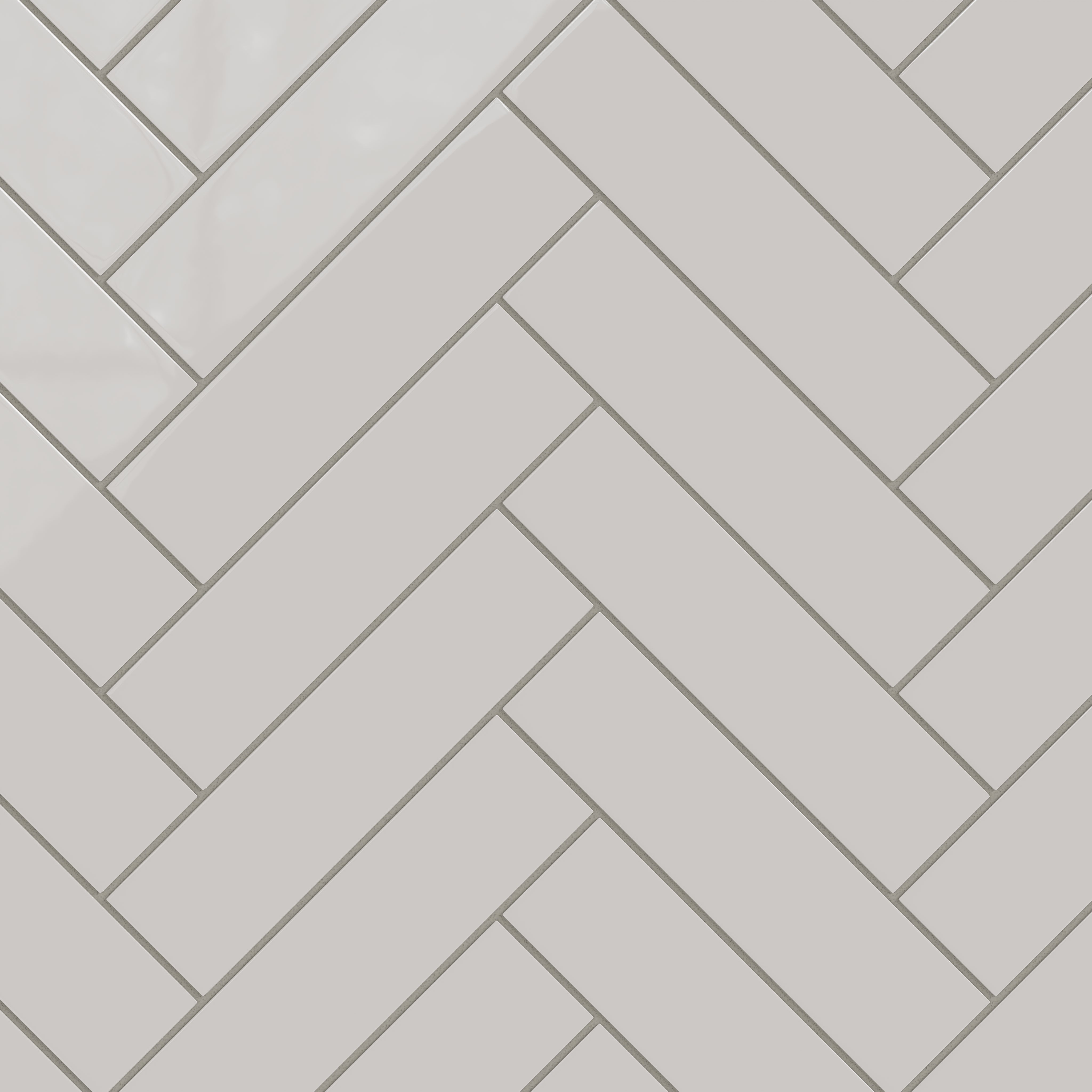 3x12 Natural Press Ceramic Tile in Titanium Grey Gloss