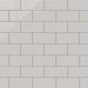3x6 Natural Press Ceramic Tile in Titanium Grey Gloss
