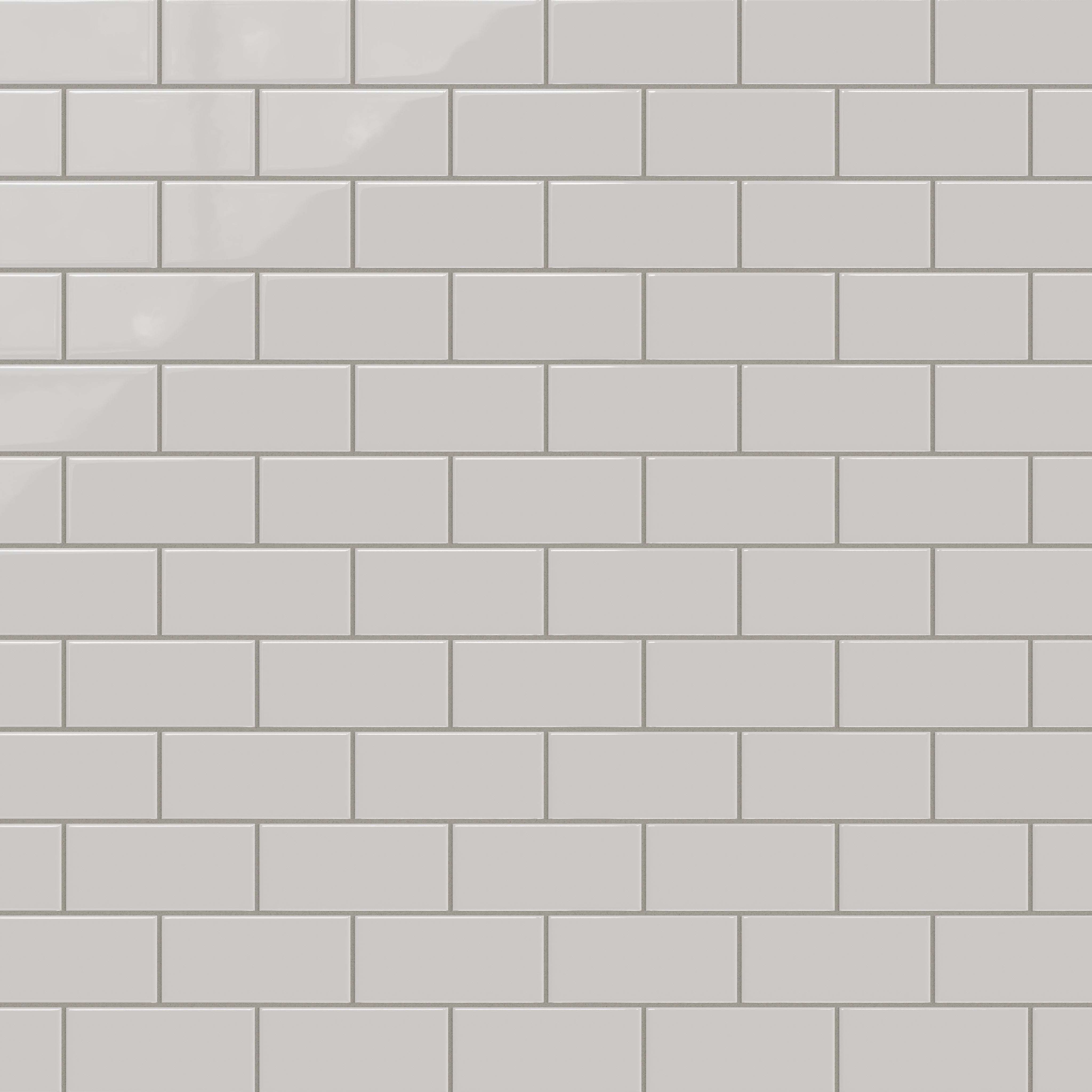 3x6 Natural Press Ceramic Tile in Titanium Grey Gloss