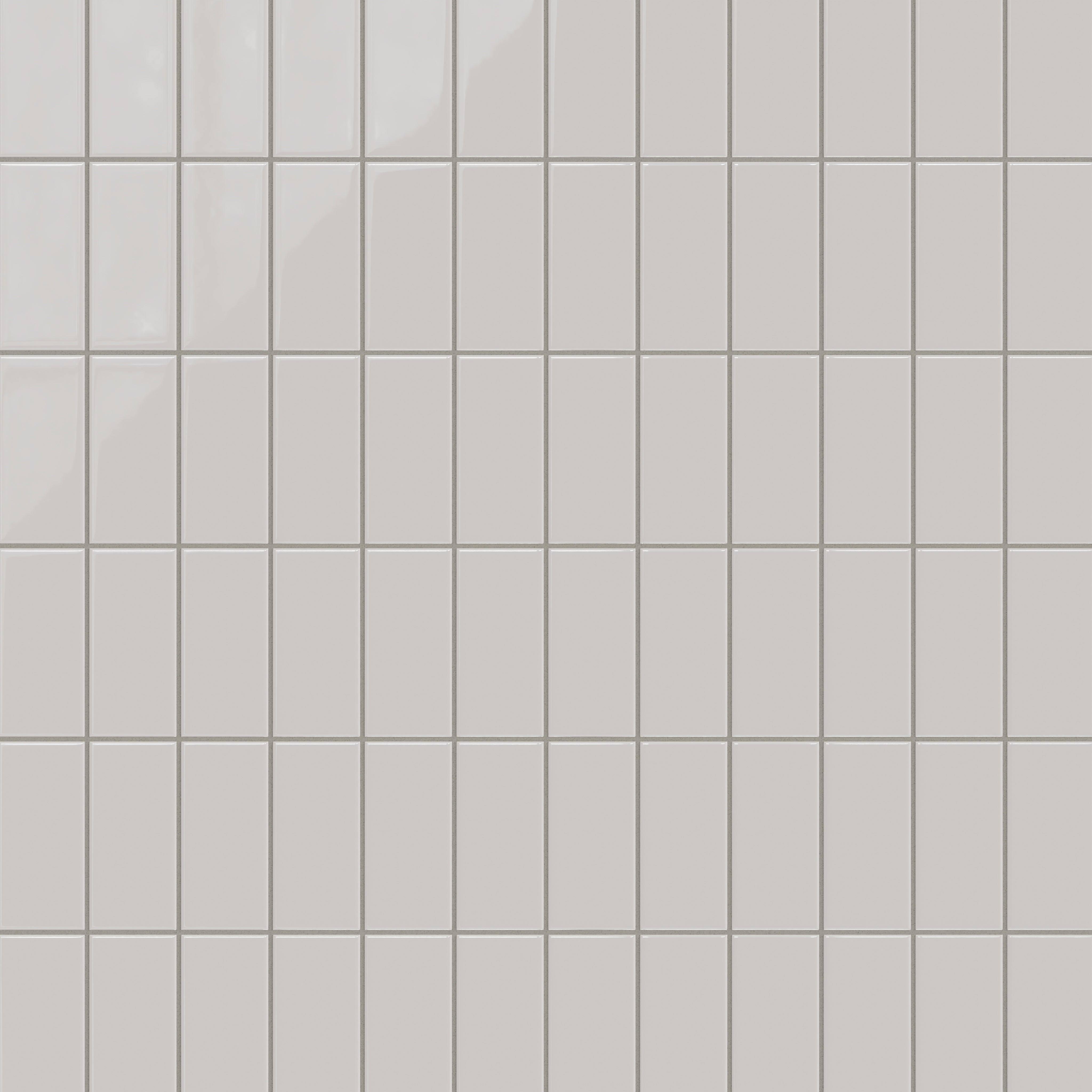 3x6 Natural Press Ceramic Tile in Titanium Grey Gloss