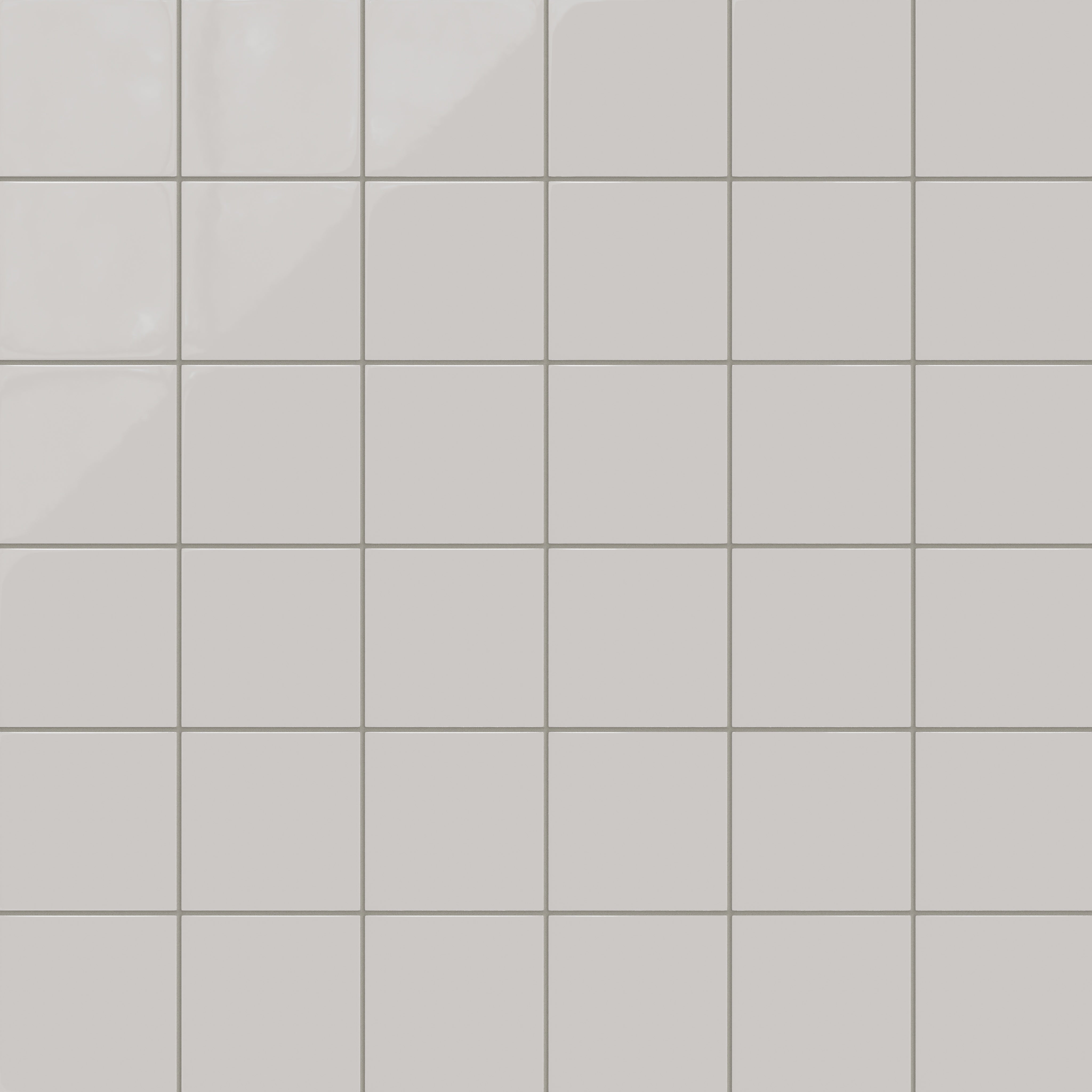 6x6 Natural Press Ceramic Tile in Titanium Grey Gloss