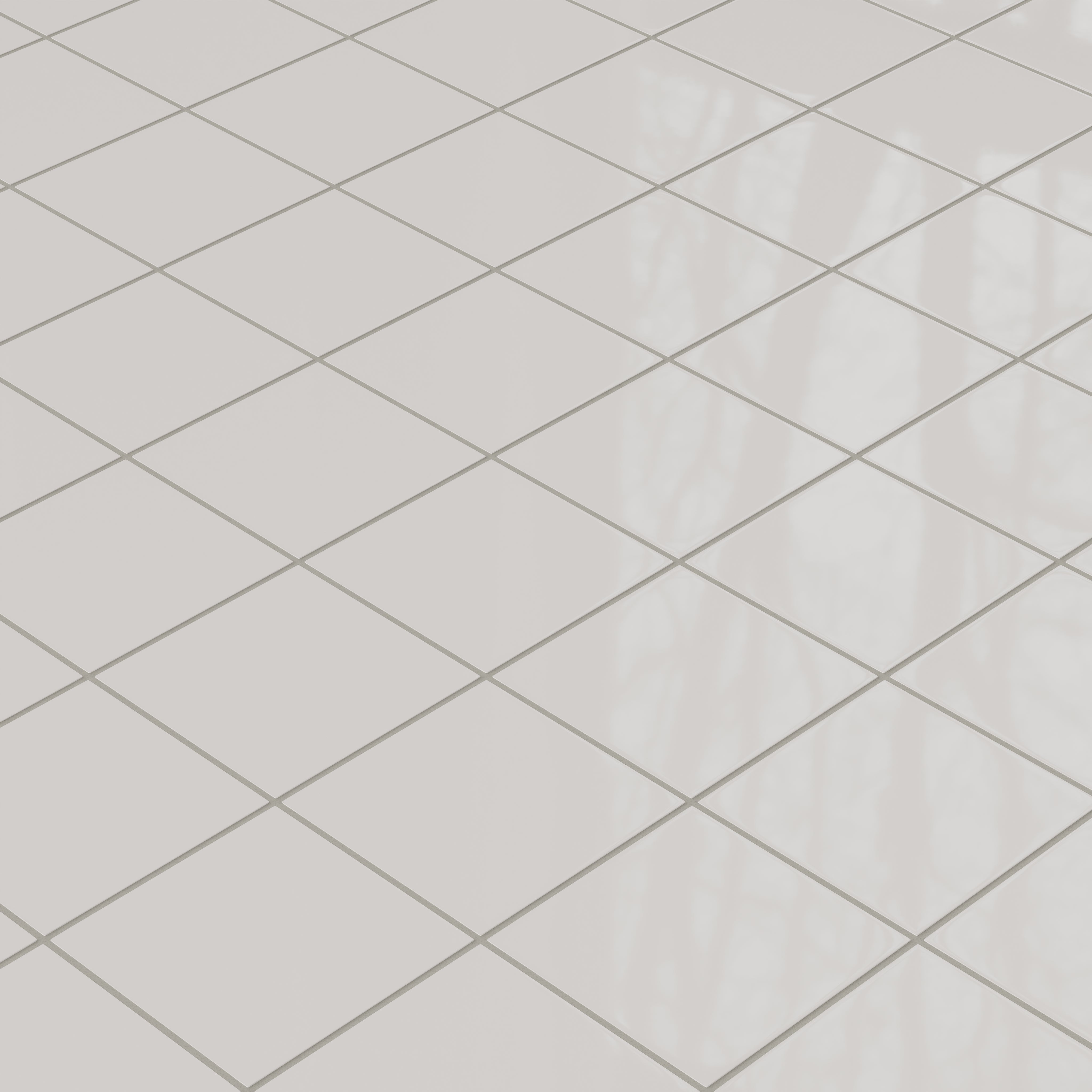 6x6 Natural Press Ceramic Tile in Titanium Grey Gloss