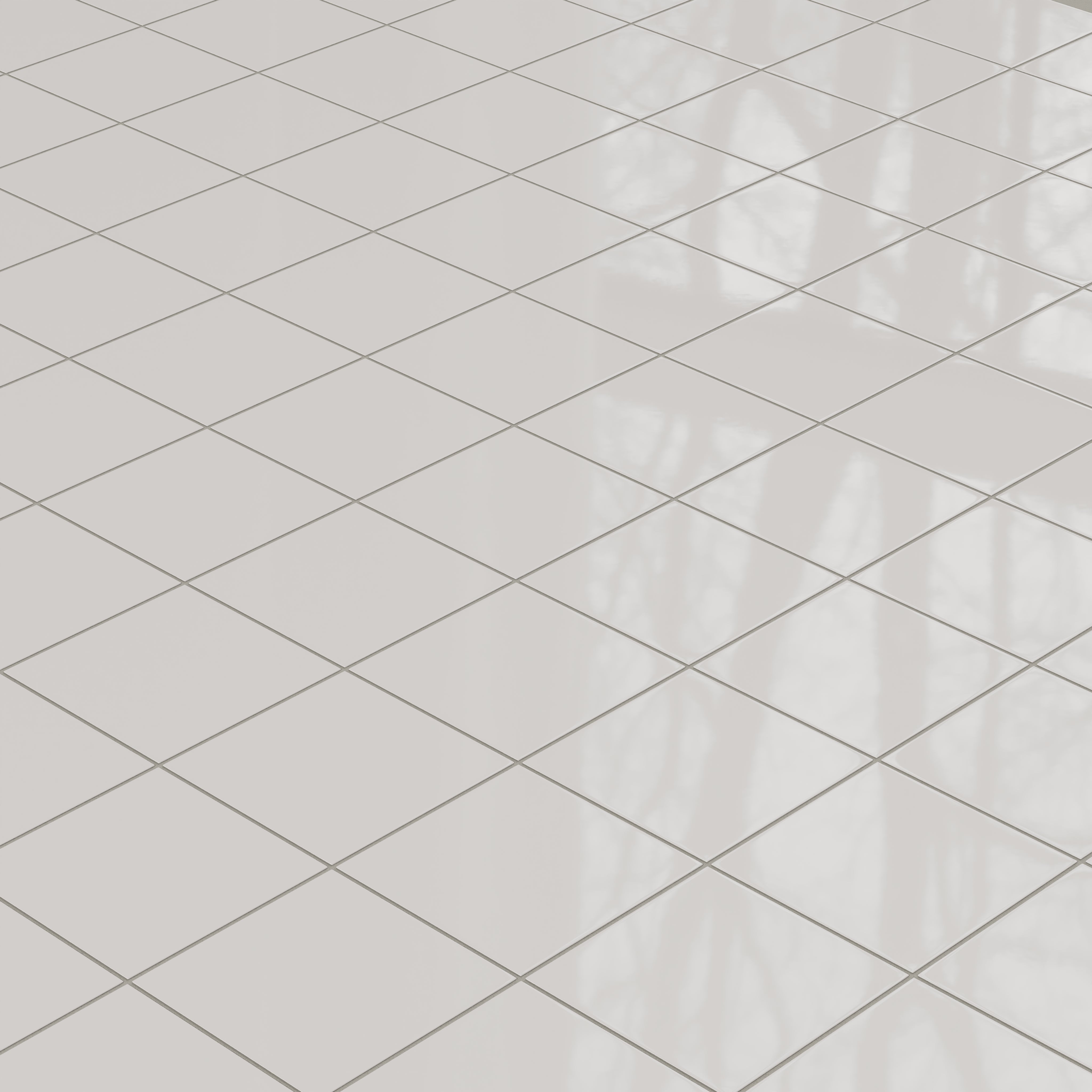 8x8 Natural Press Ceramic Tile in Titanium Grey Gloss