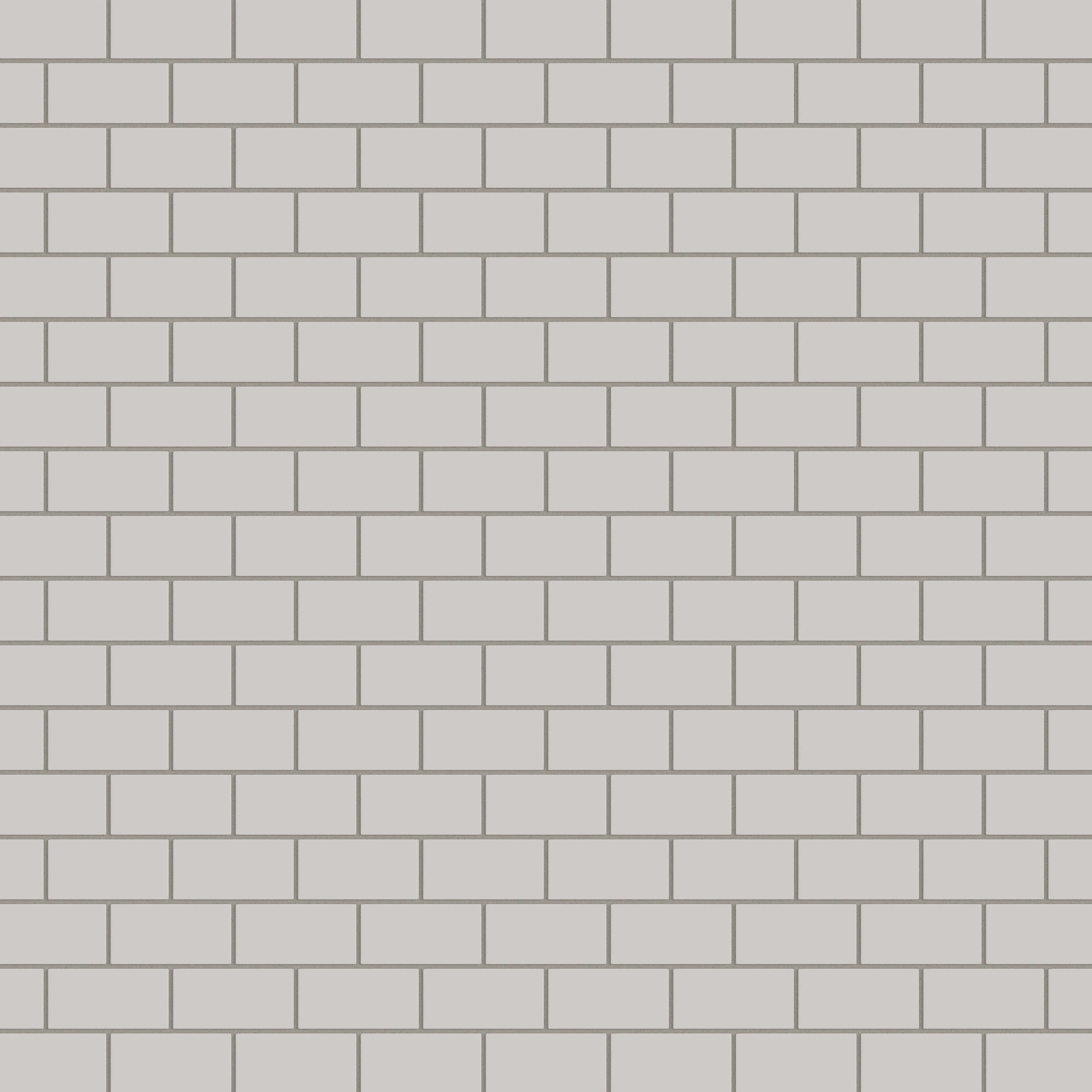 2x4 Half Offset Sheeted Natural Press Ceramic Mosaic Tile in Titanium Grey Matte