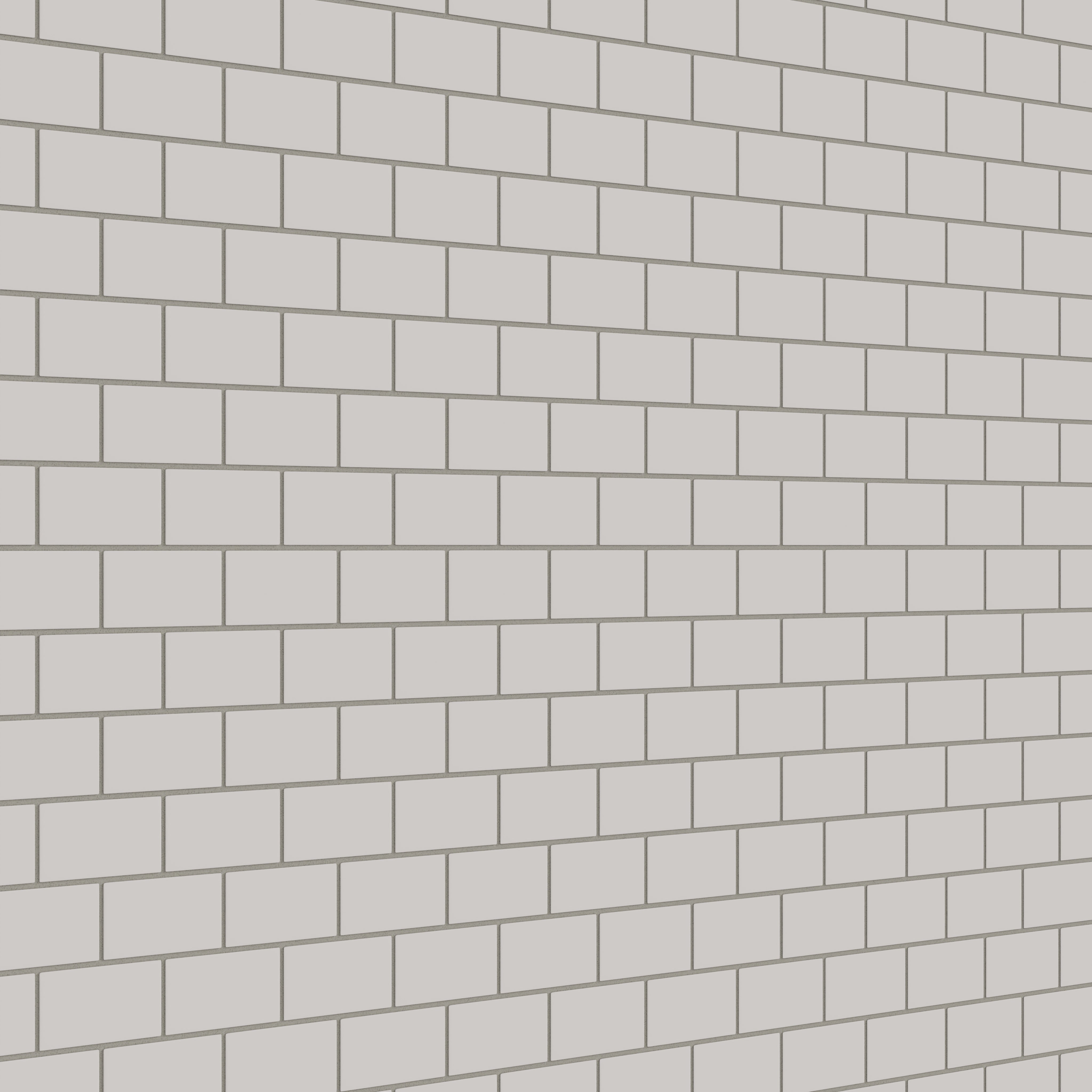 2x4 Half Offset Sheeted Natural Press Ceramic Mosaic Tile in Titanium Grey Matte
