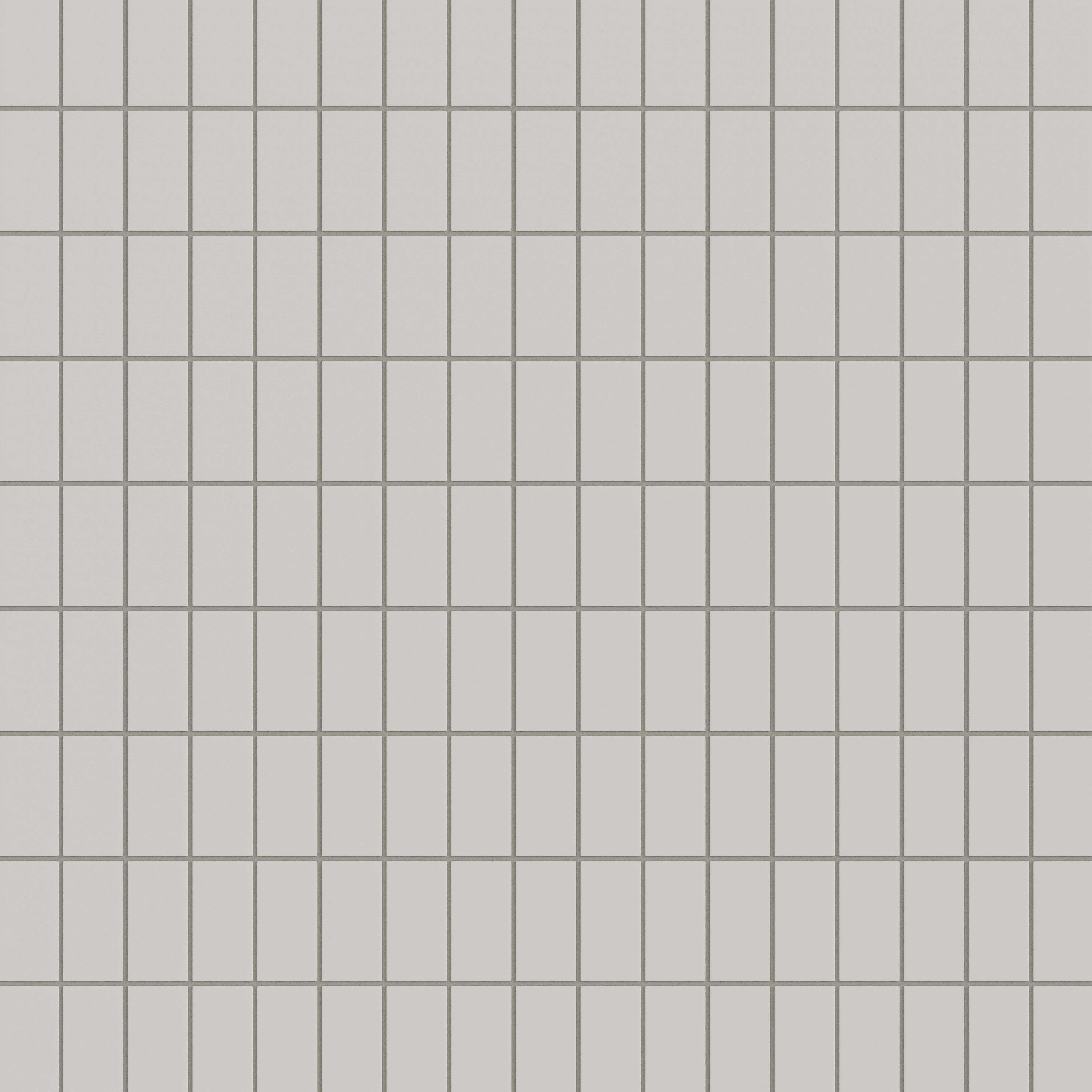 2x4 Straight Set Sheeted Natural Press Ceramic Mosaic Tile in Titanium Grey Matte