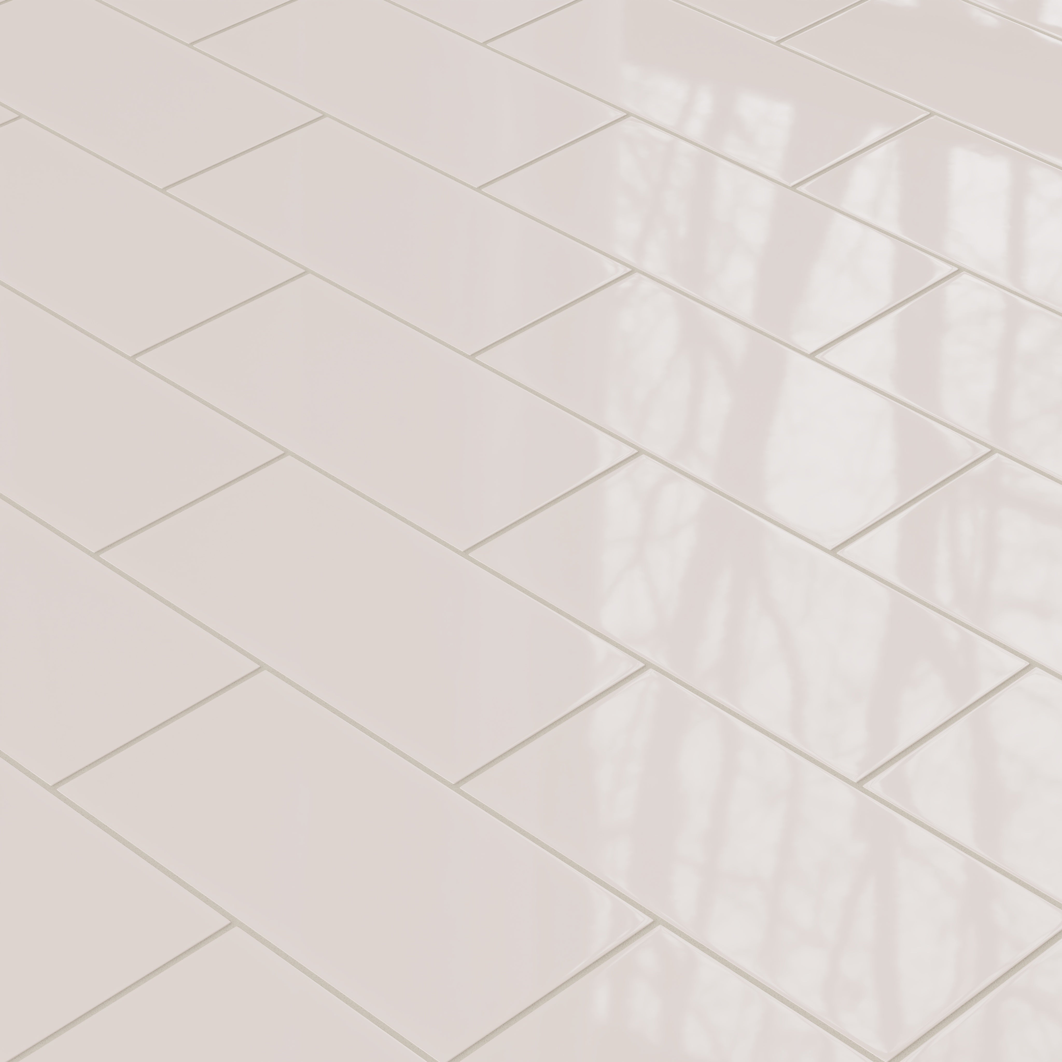 6x12 Natural Press Ceramic Tile in Tyrian Purple Gloss