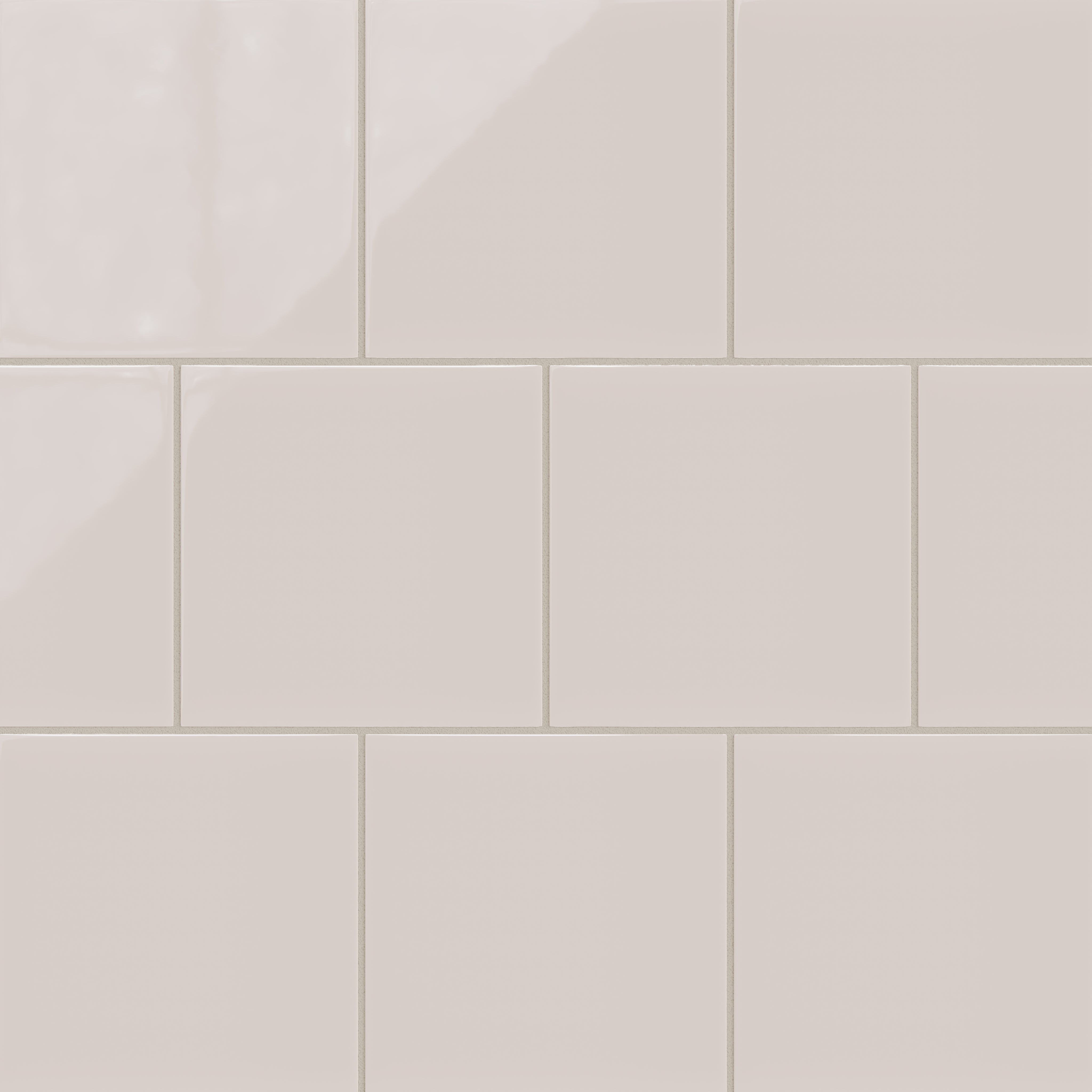 8x8 Natural Press Ceramic Tile in Tyrian Purple Gloss