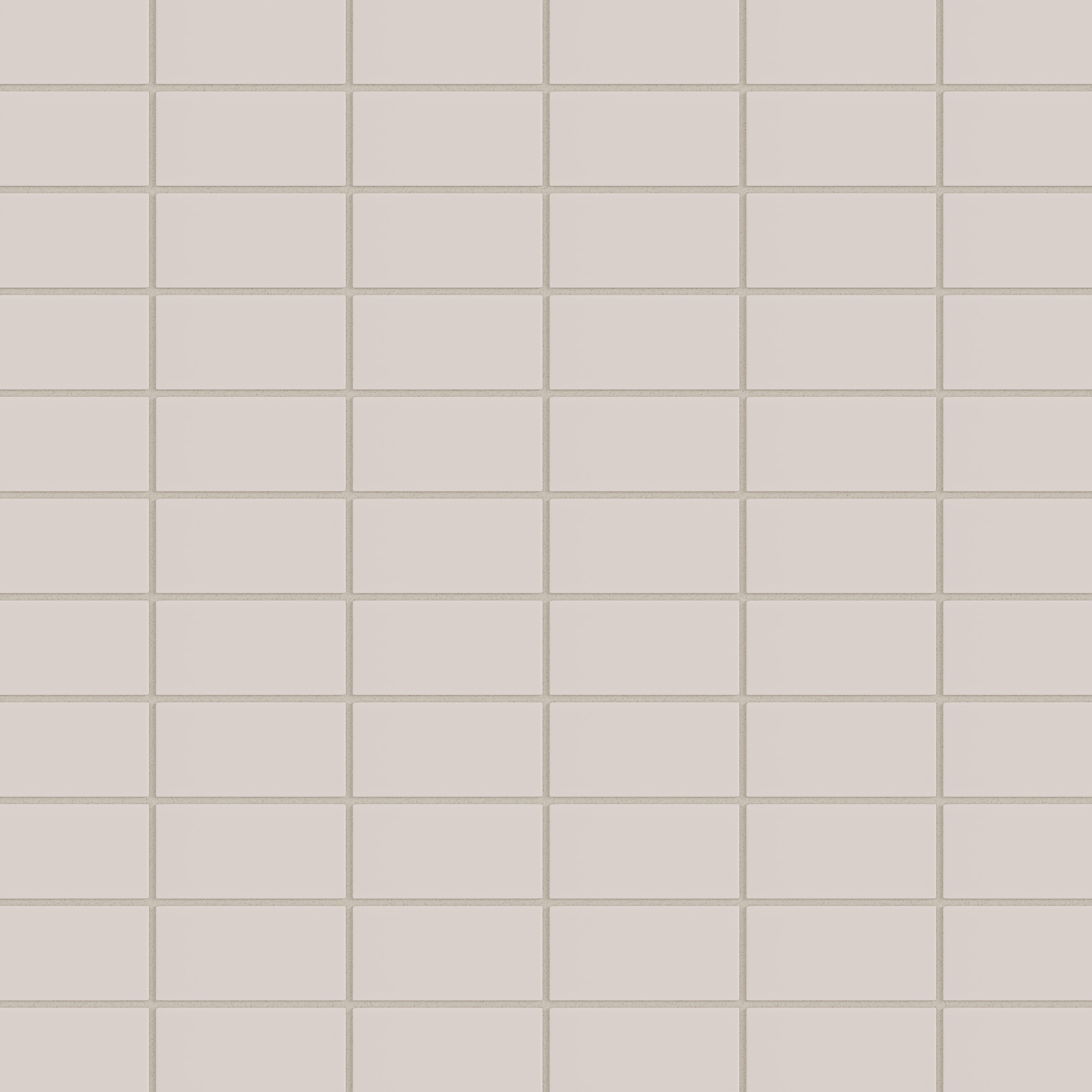2x4 Straight Set Sheeted Natural Press Ceramic Mosaic Tile in Tyrian Purple Matte