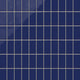 2x4 Straight Set Sheeted Natural Press Ceramic Mosaic Tile in Ultramarine Gloss
