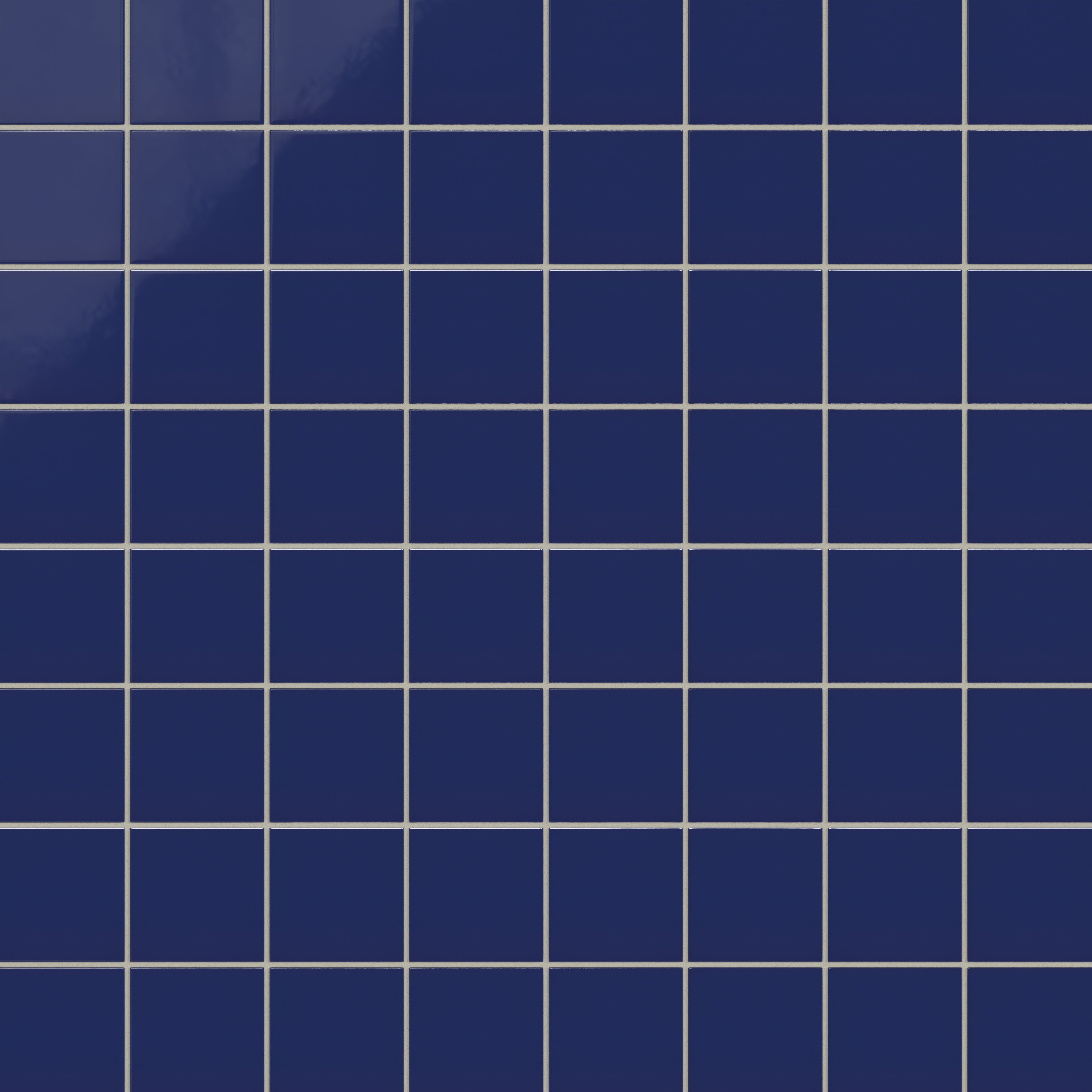 4x4 Natural Press Ceramic Tile in Ultramarine Gloss