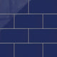 6x12 Natural Press Ceramic Tile in Ultramarine Gloss