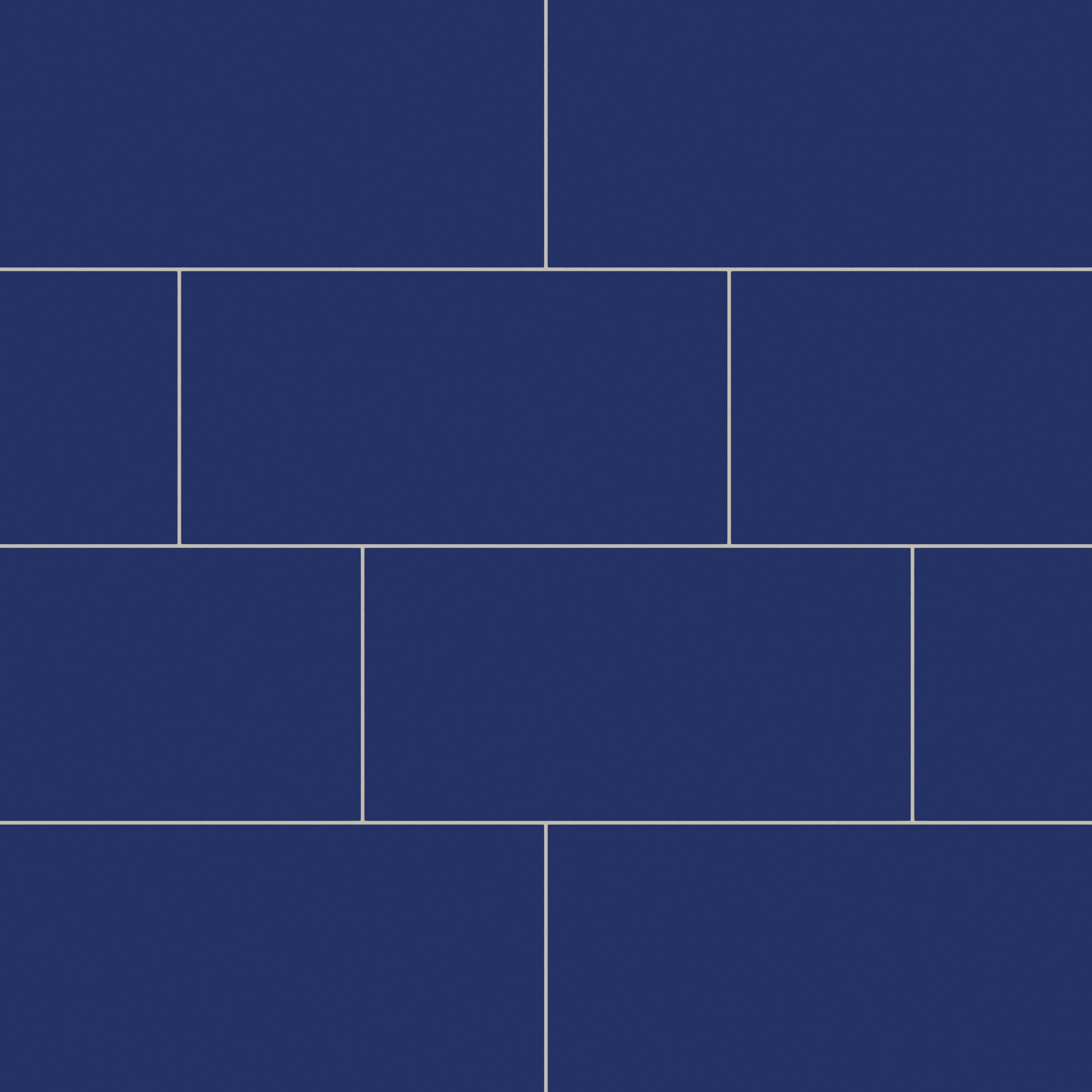 12x24 Natural Press Ceramic Tile in Ultramarine Matte