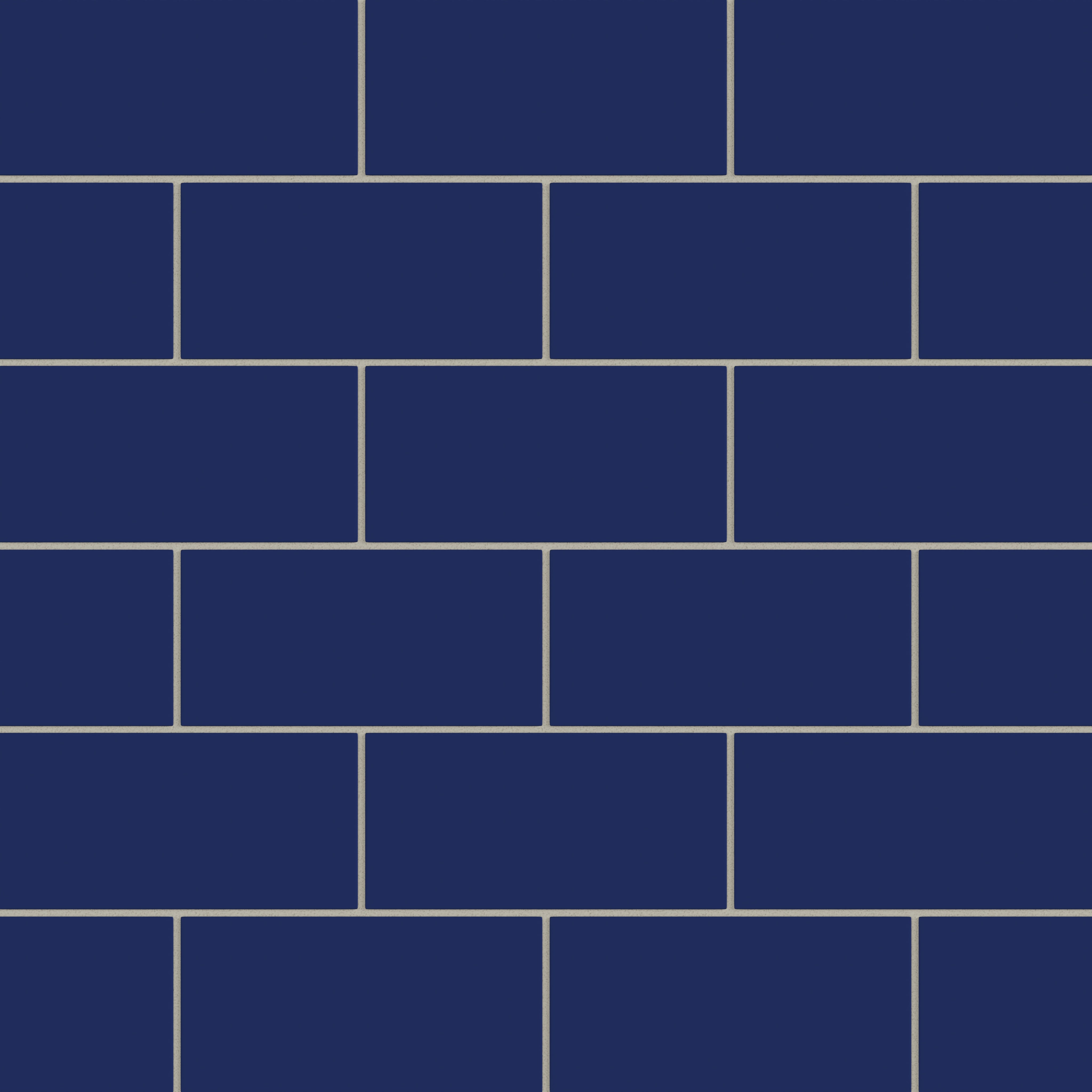 4x8 Natural Press Ceramic Tile in Ultramarine Matte