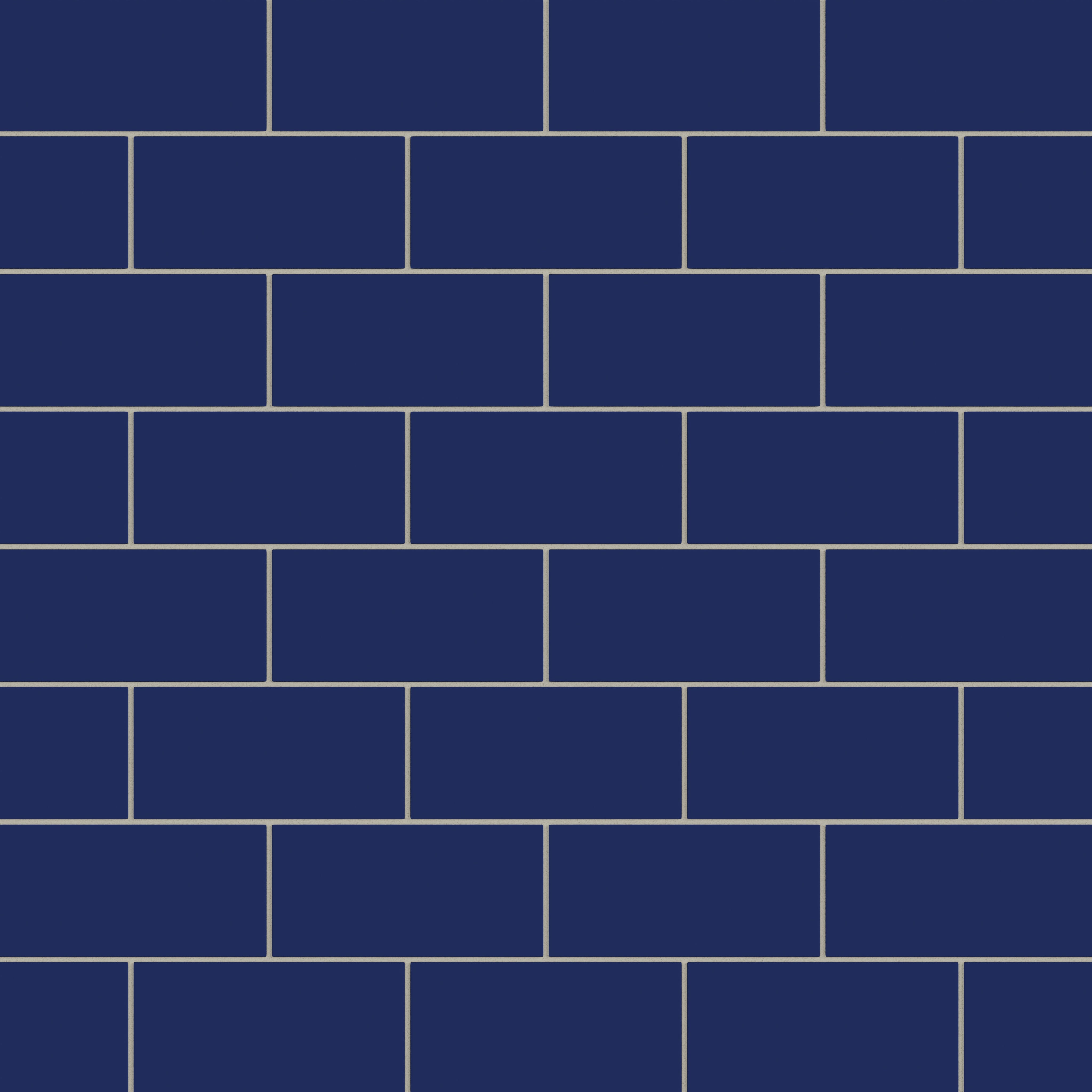 4x8 Natural Press Ceramic Tile in Ultramarine Matte