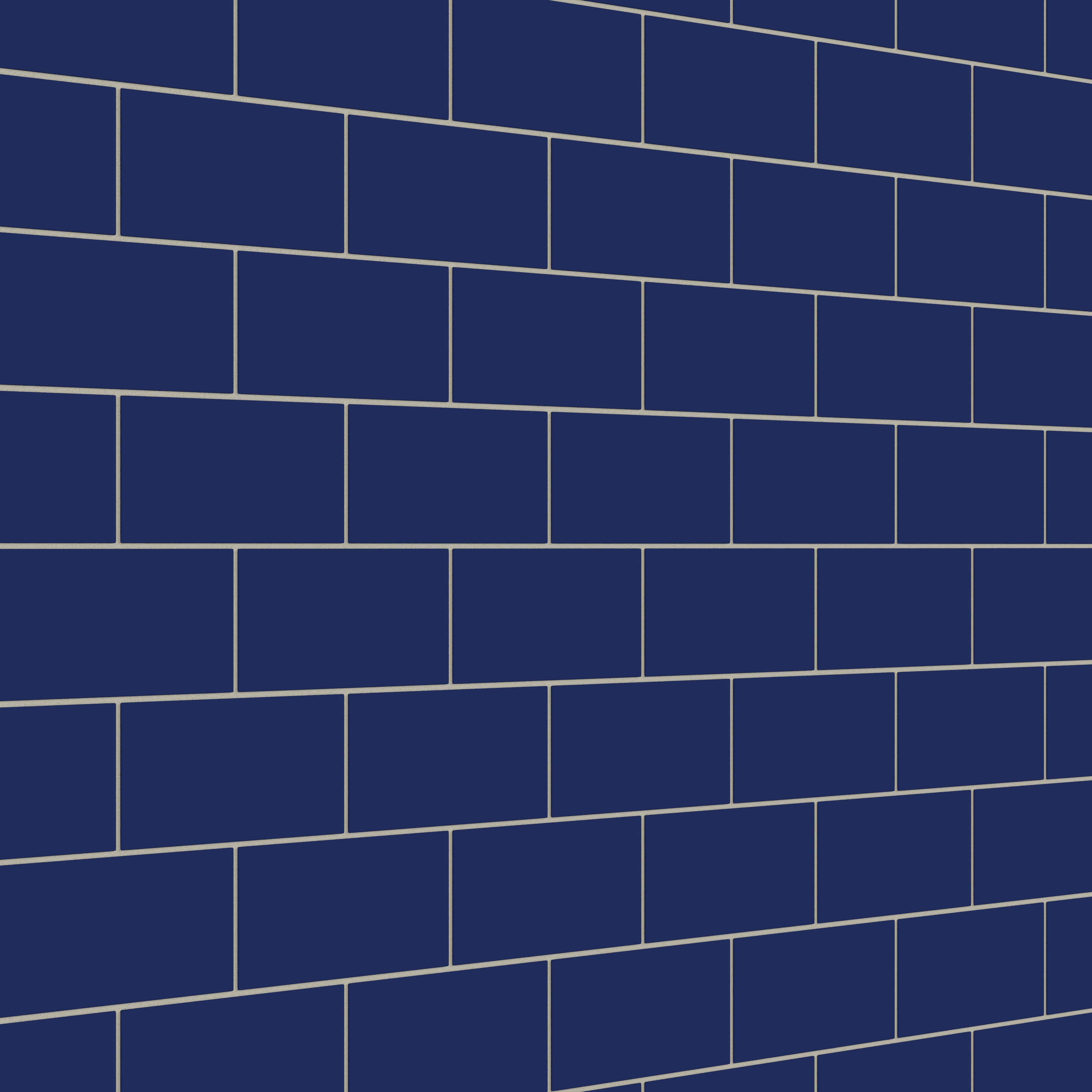 4x8 Natural Press Ceramic Tile in Ultramarine Matte