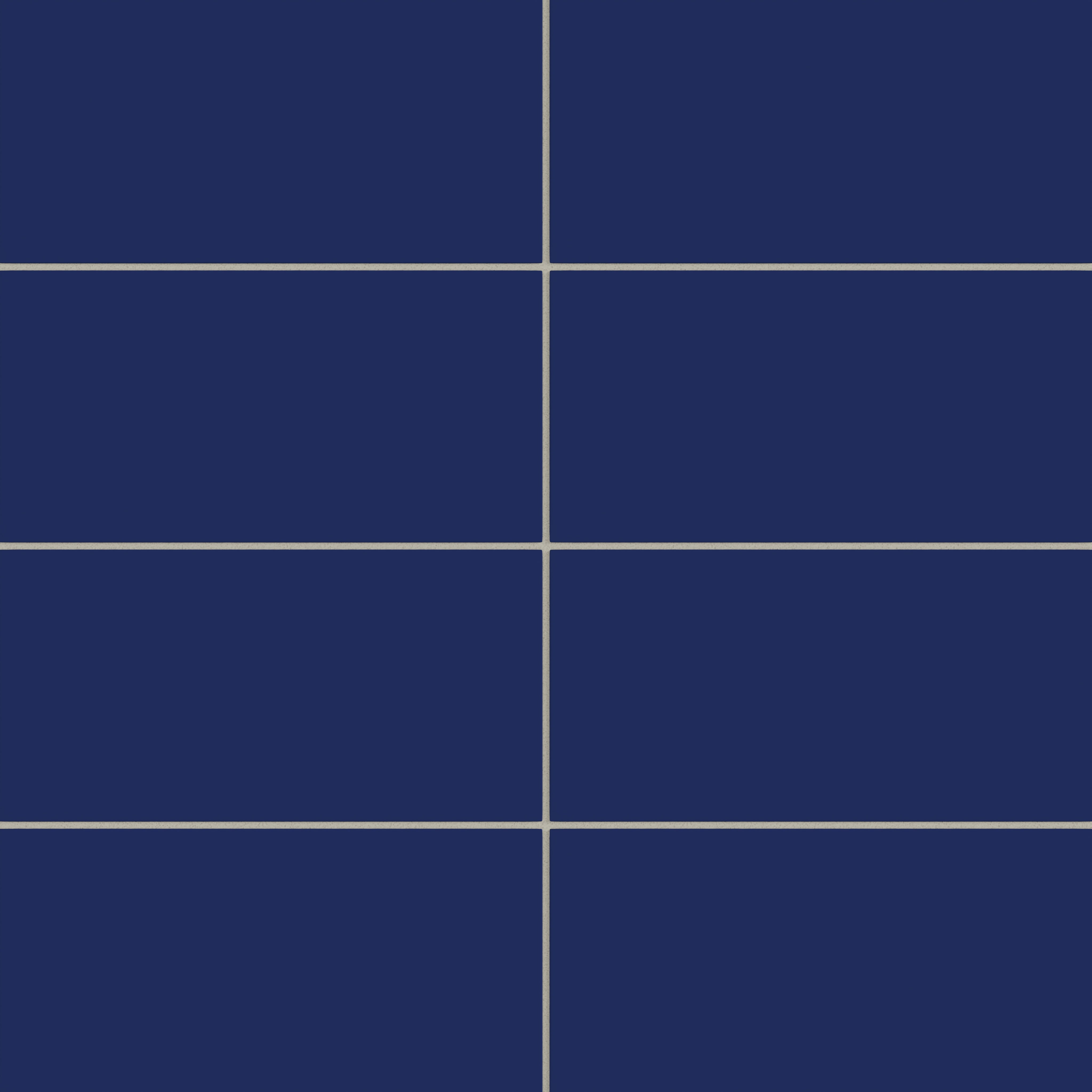 6x12 Natural Press Ceramic Tile in Ultramarine Matte