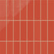 3x9 Natural Press Ceramic Tile in Vermillion Gloss